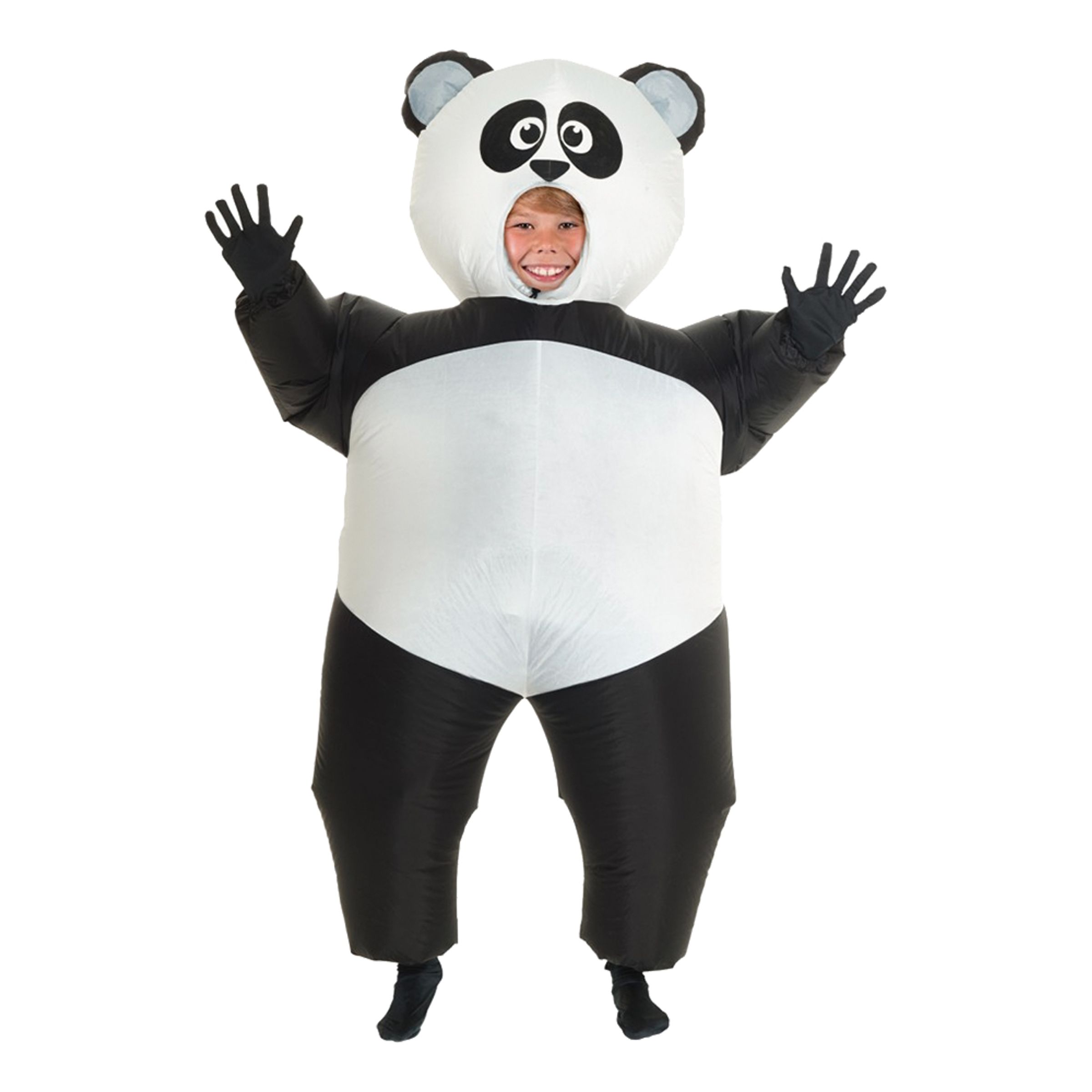 Uppblåsbar Panda Barn Maskeraddräkt - One size