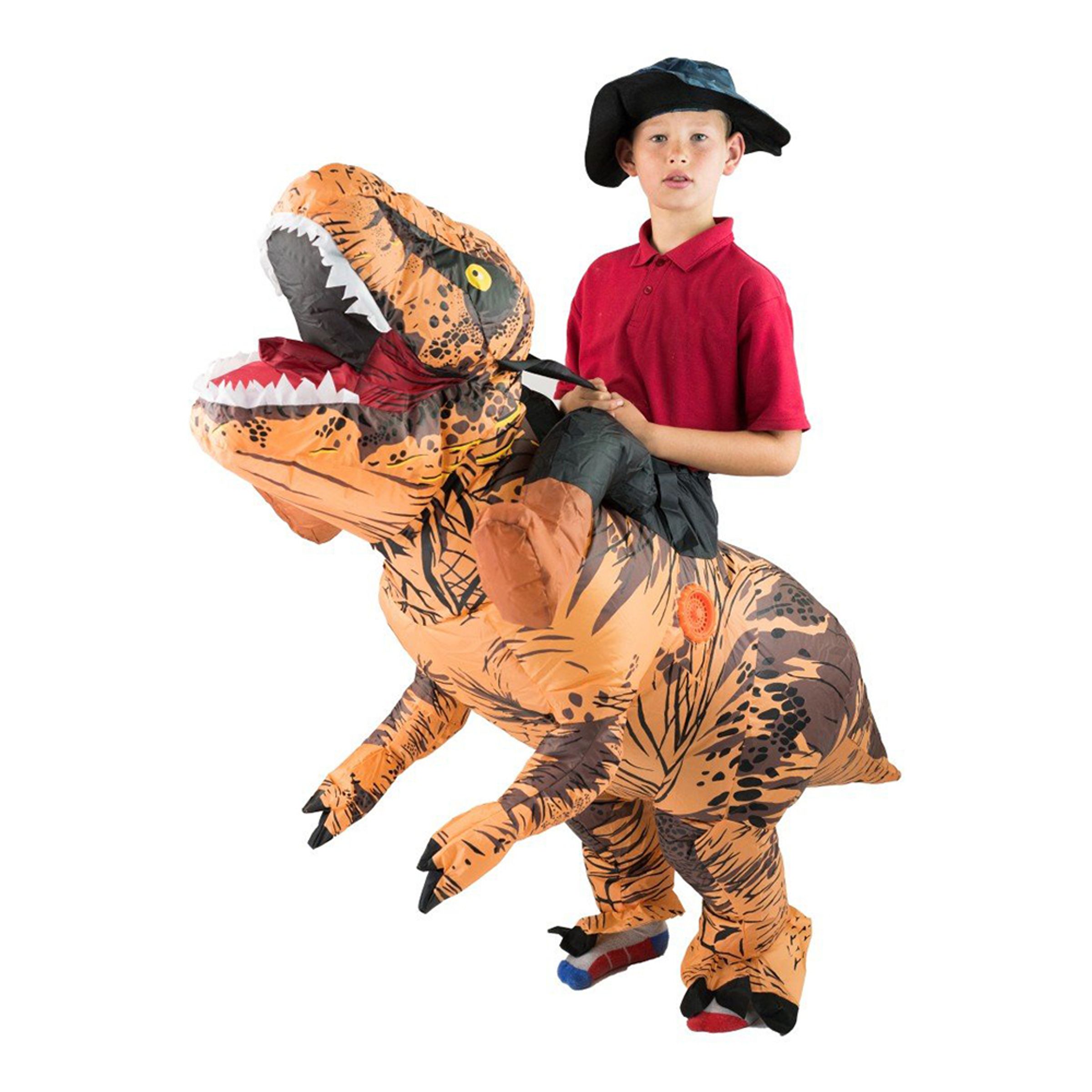 Dinosauriedräkter - Uppblåsbar Ridande T-Rex Barn Maskeraddräkt - One size