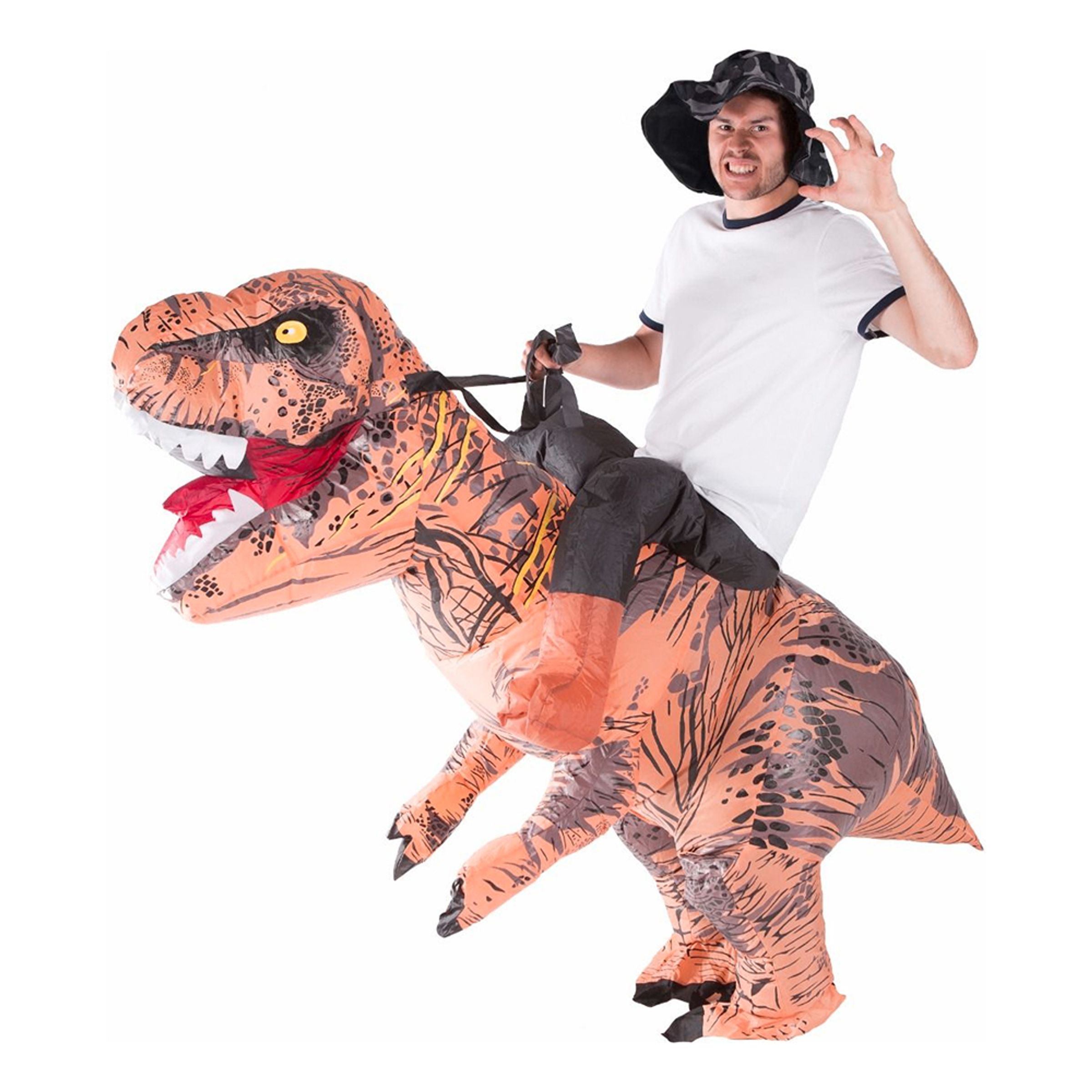 Dinosauriedräkter - Uppblåsbar Ridande T-Rex Maskeraddräkt - One size