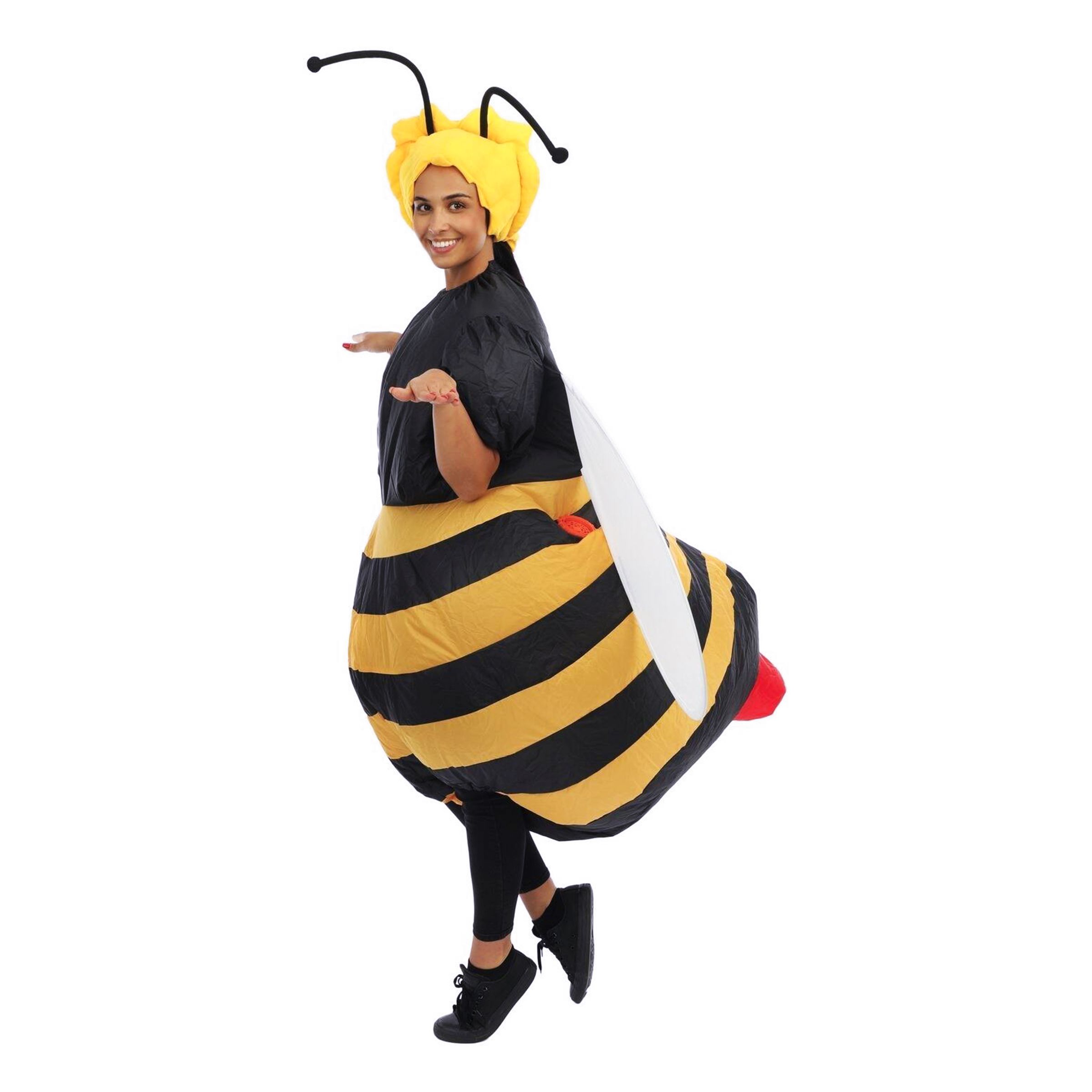 Uppblåsbart Bi Maskeraddräkt - One size