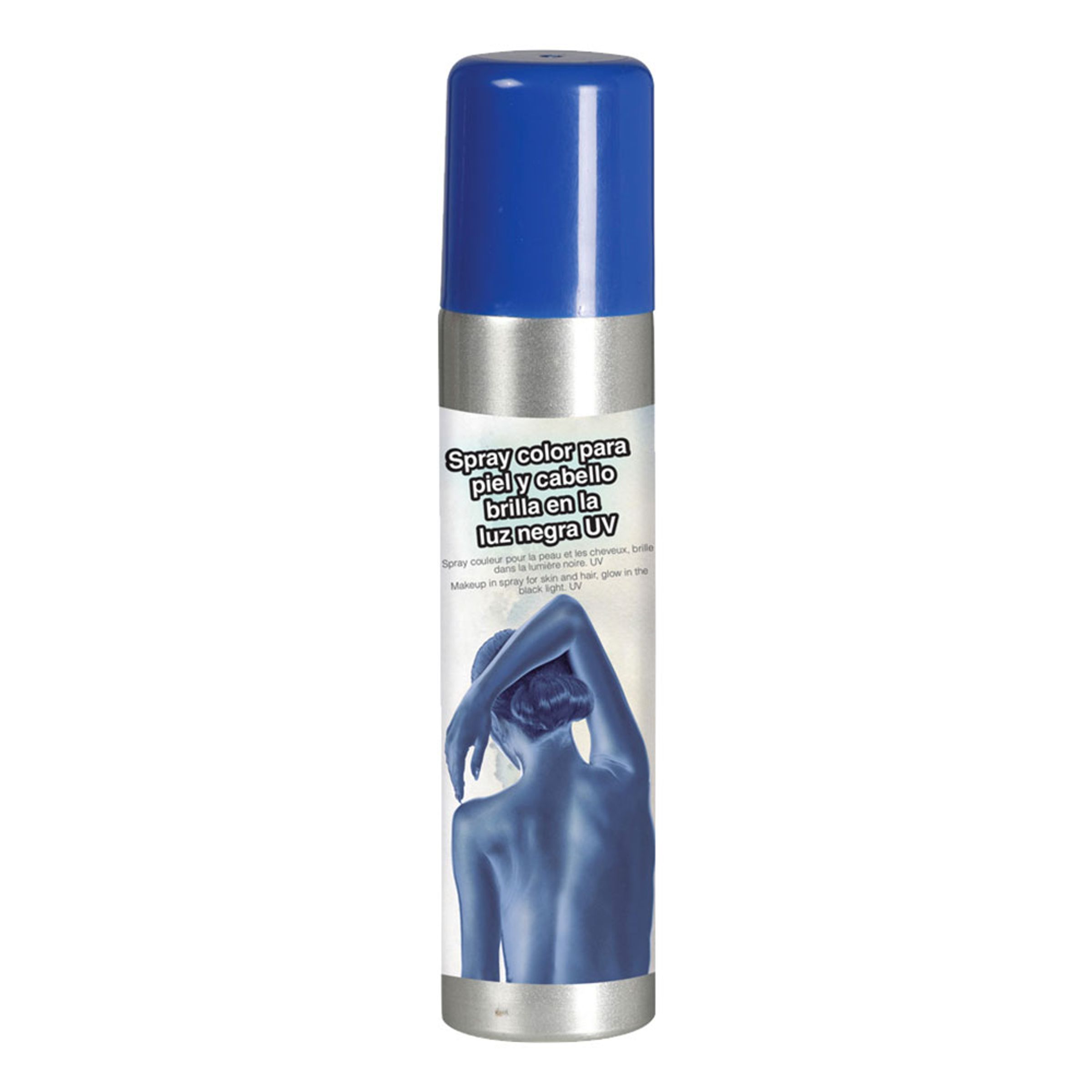 UV Ansikts- & Kroppsfärg Spray - Blå