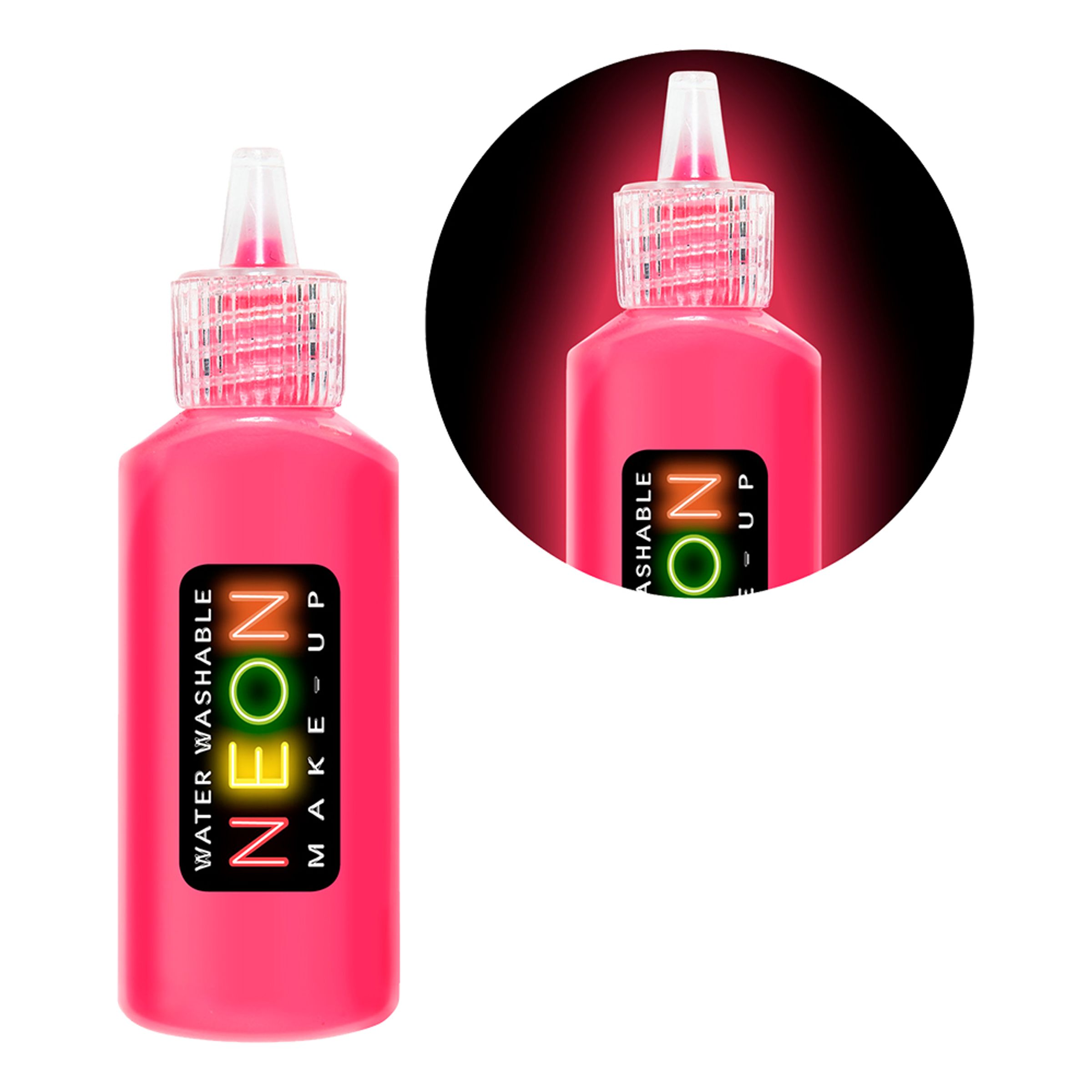 UV Neon Färg på Tub - Rosa