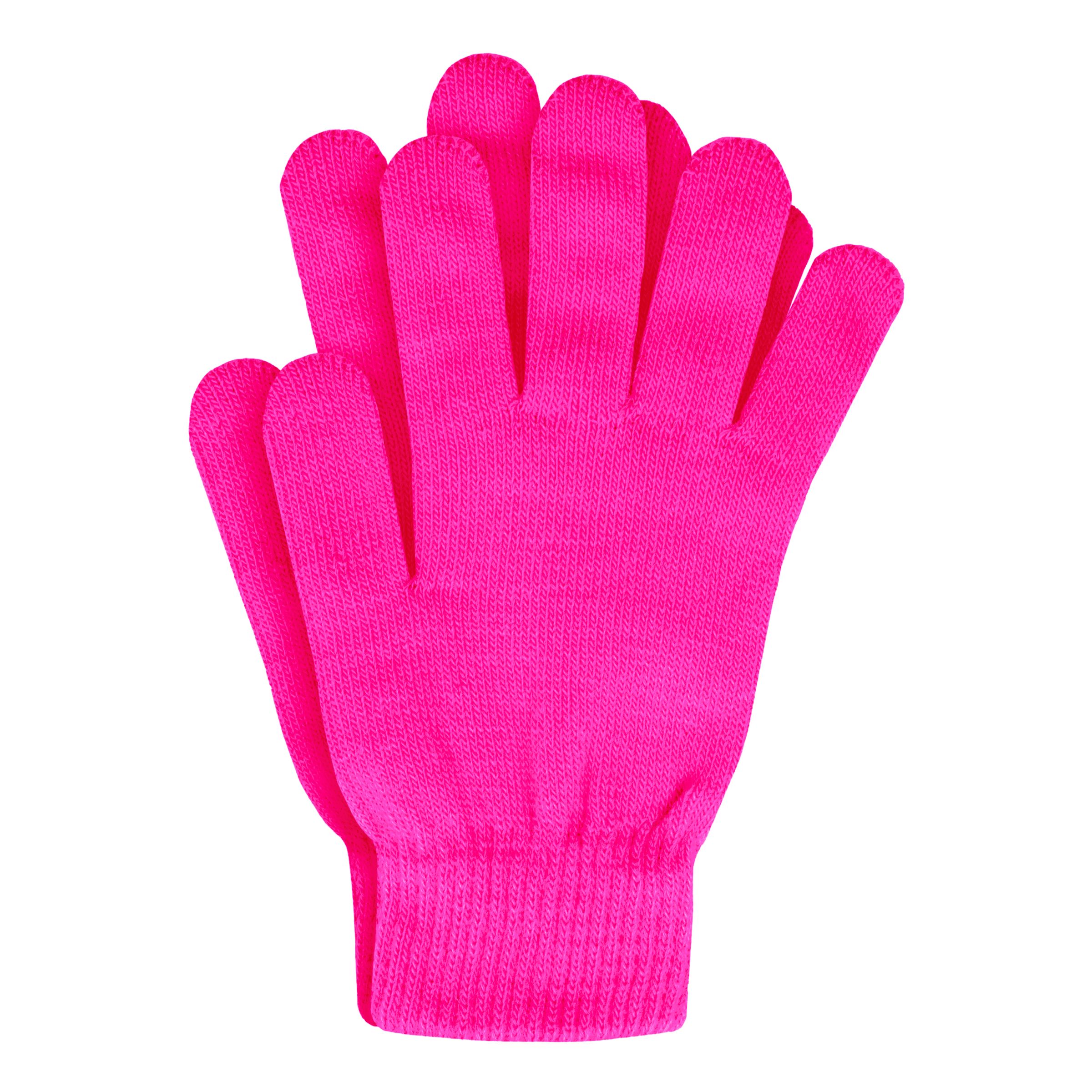 UV Neon Fingerhandskar - Rosa | Hem - Maskerad - Tillbehör - Handskar | Pryloteket