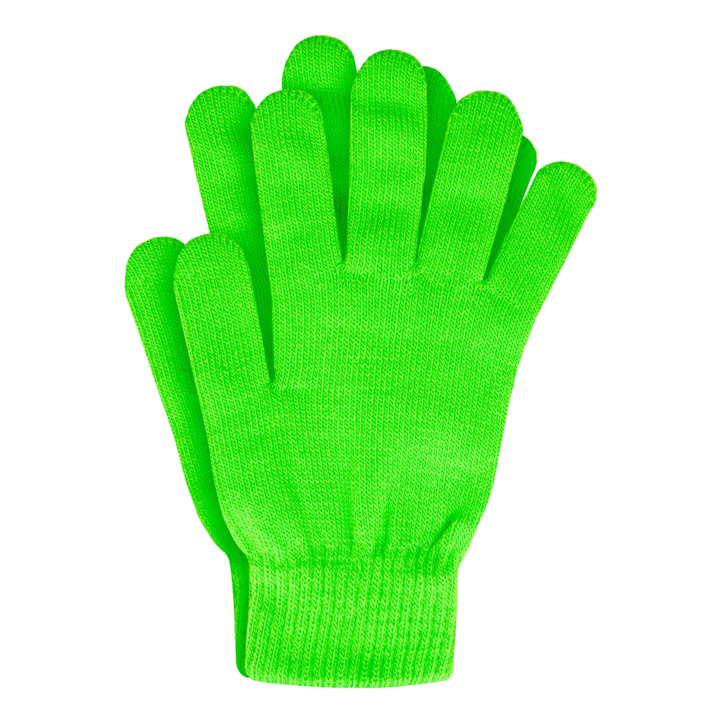 UV Neon Fingerhandskar - Grön | Hem - Maskerad - Tillbehör - Handskar | Pryloteket