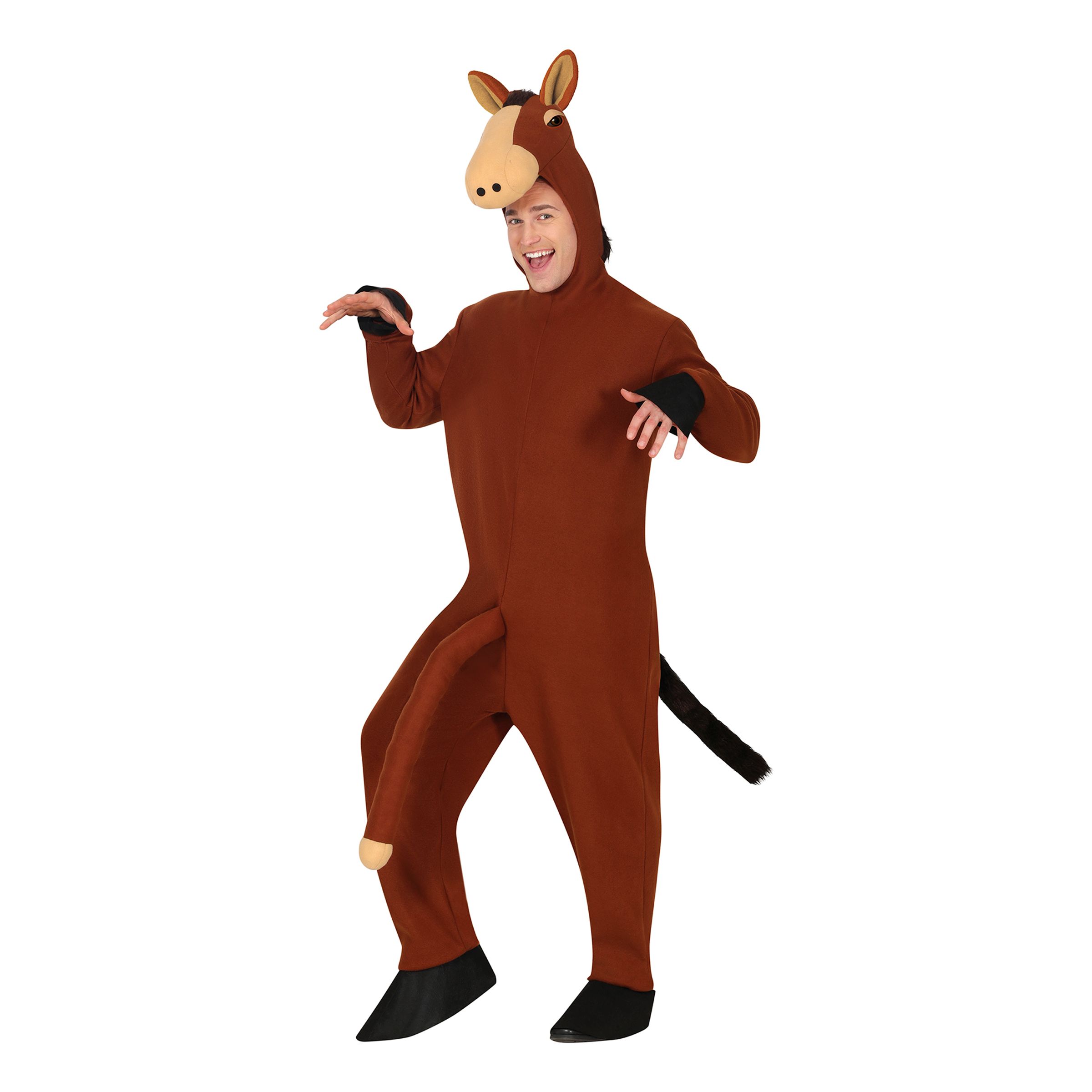 Välhängd Häst Maskeraddräkt - Medium | Hem - Maskerad - Maskeraddräkter - Herrdräkter | Pryloteket