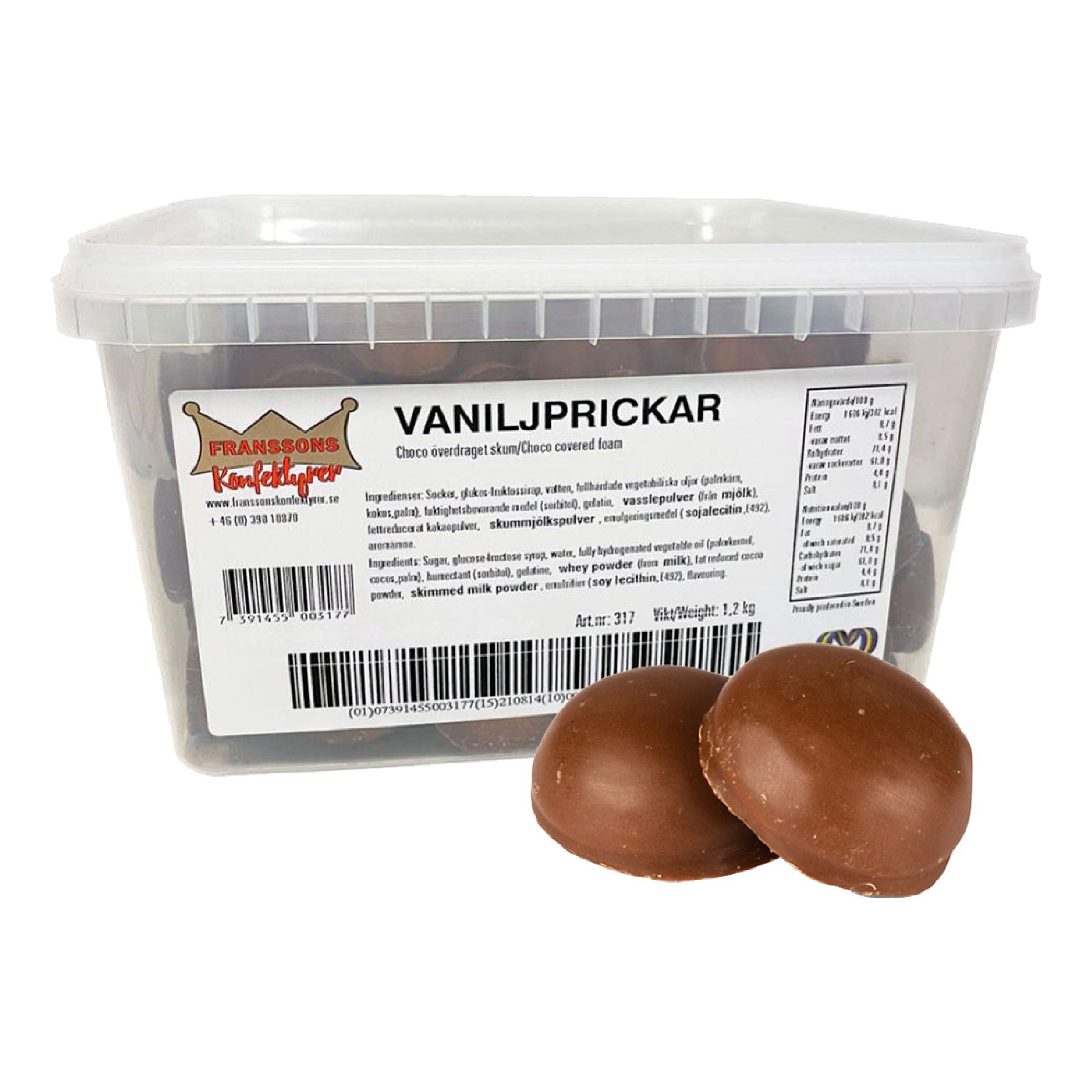 Vaniljeprikker Økonomipakke - 1,2 kg