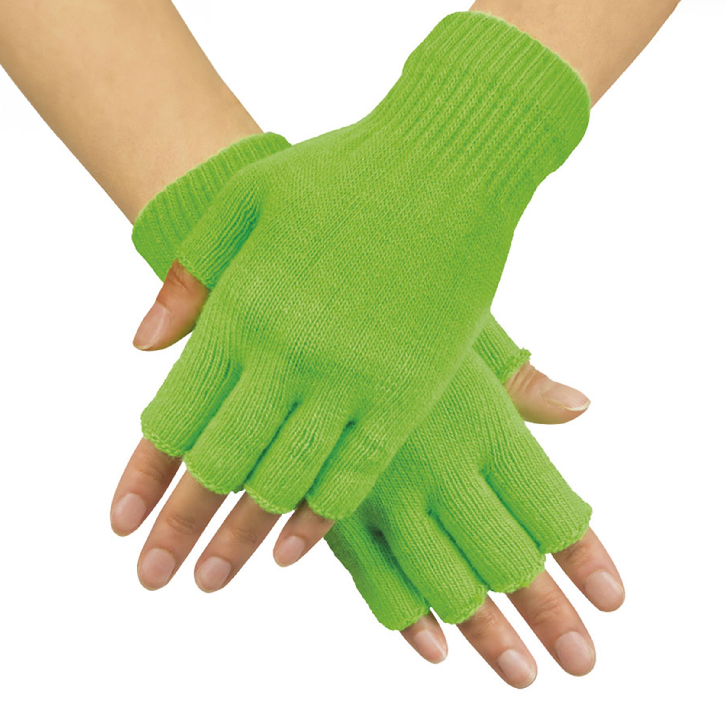 Vantar Fingerlösa Neongröna - One size