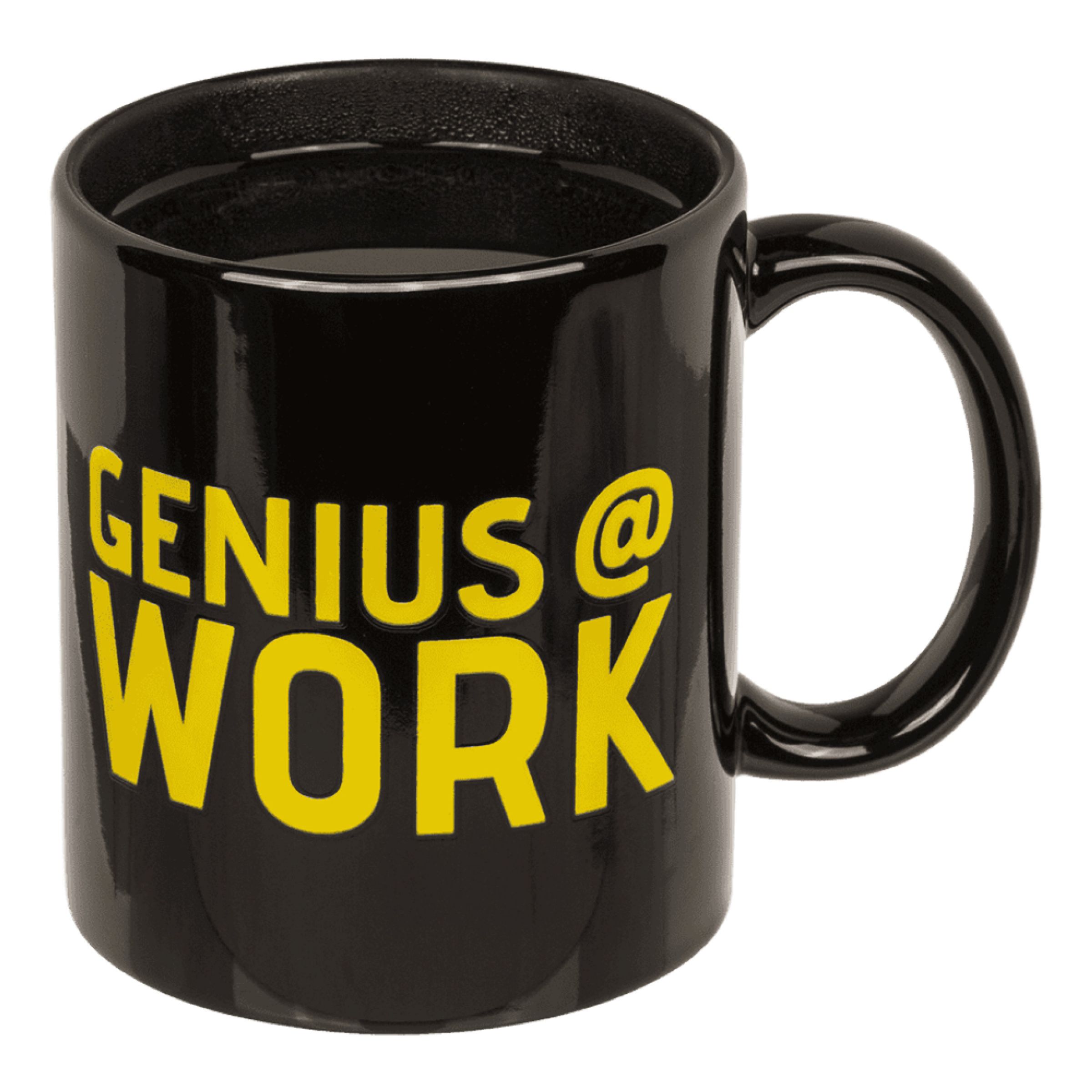 Värmekänslig Mugg Genius At Work | Hem - Roliga Prylar - Hem & Hushåll - På Skrivbordet | Maskeradspecialisten