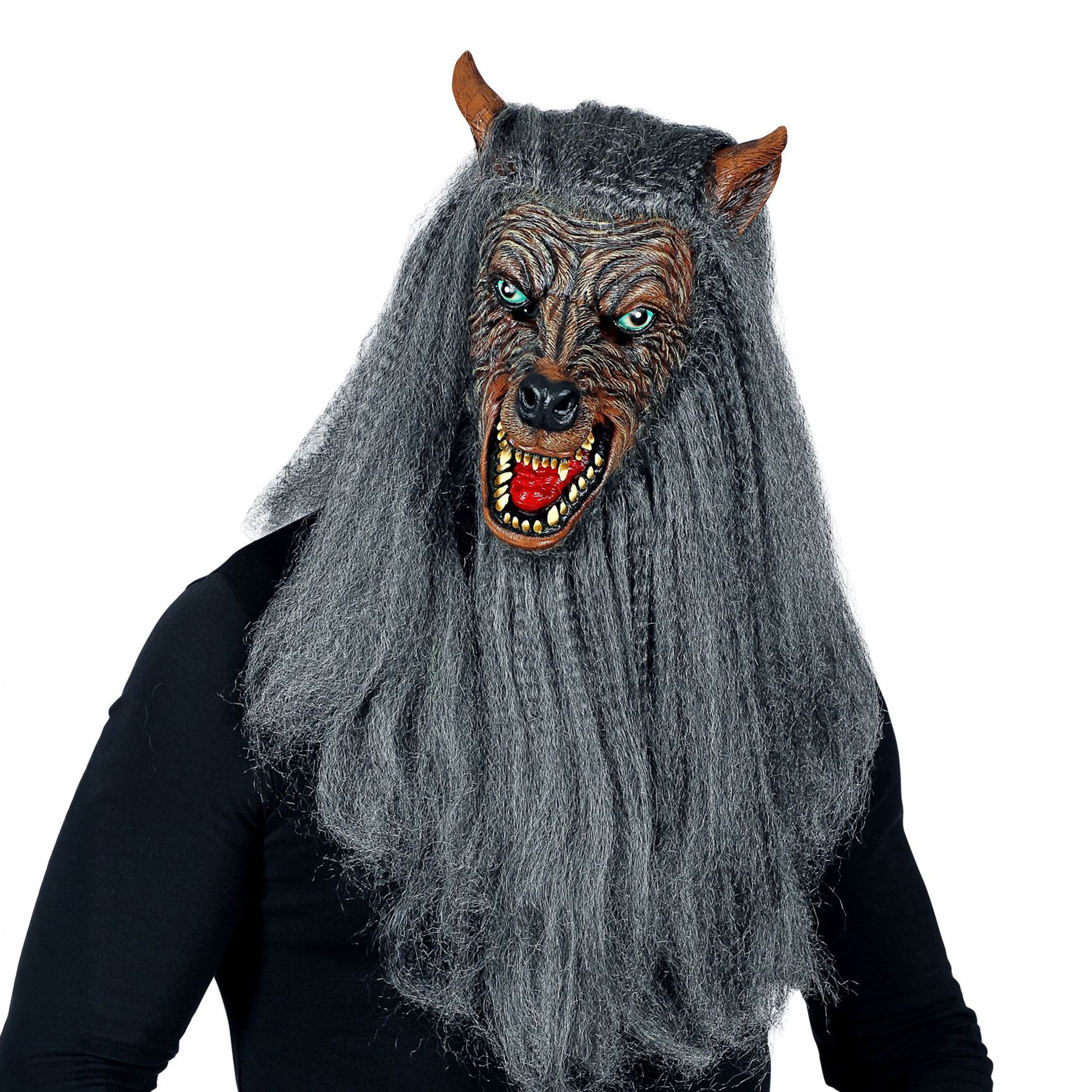 Varulv med Skägg Mask - One size | Hem - Maskerad - Masker - Djurmasker | Party Outlet