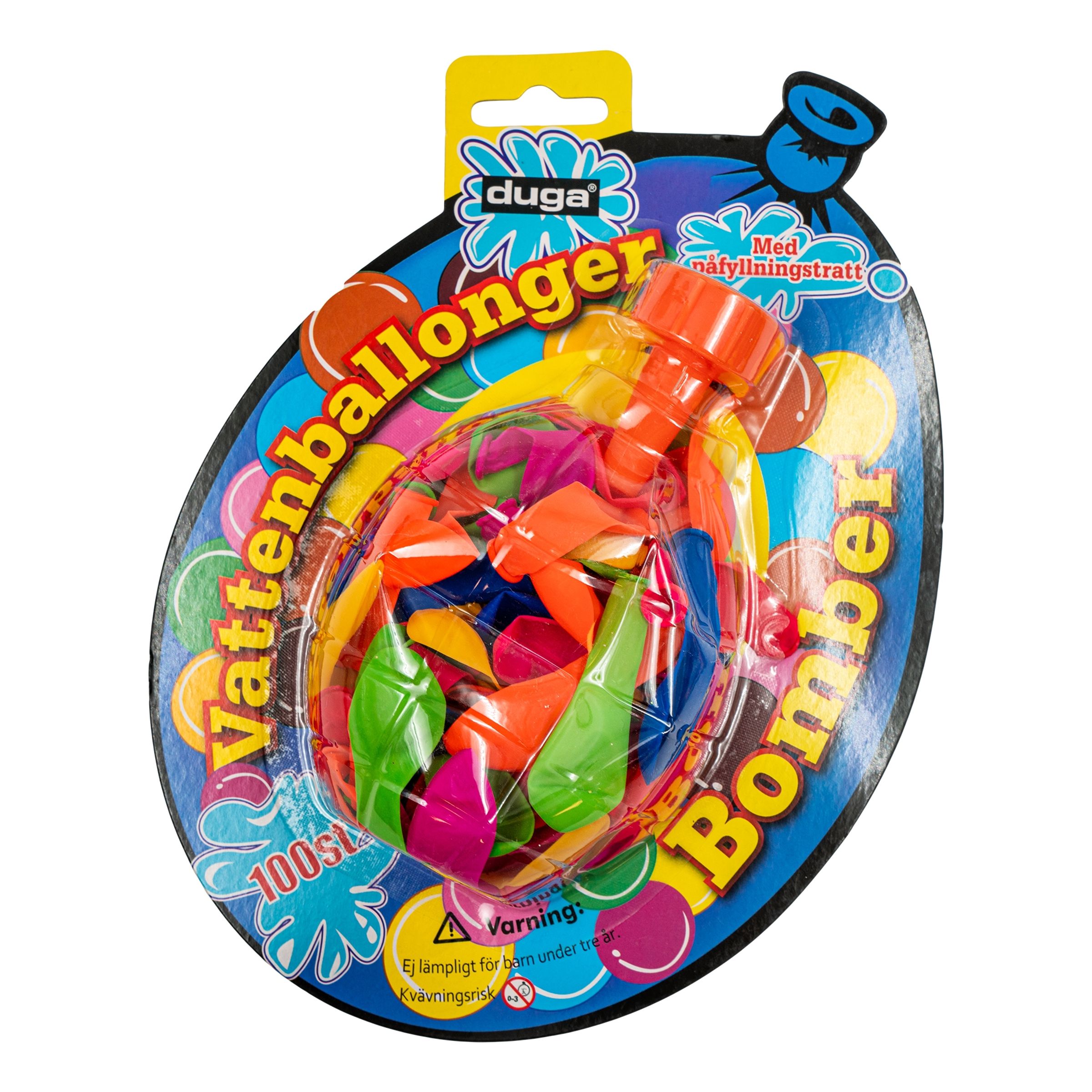 Läs mer om Vattenballonger med Påfyllningstratt - 100-pack