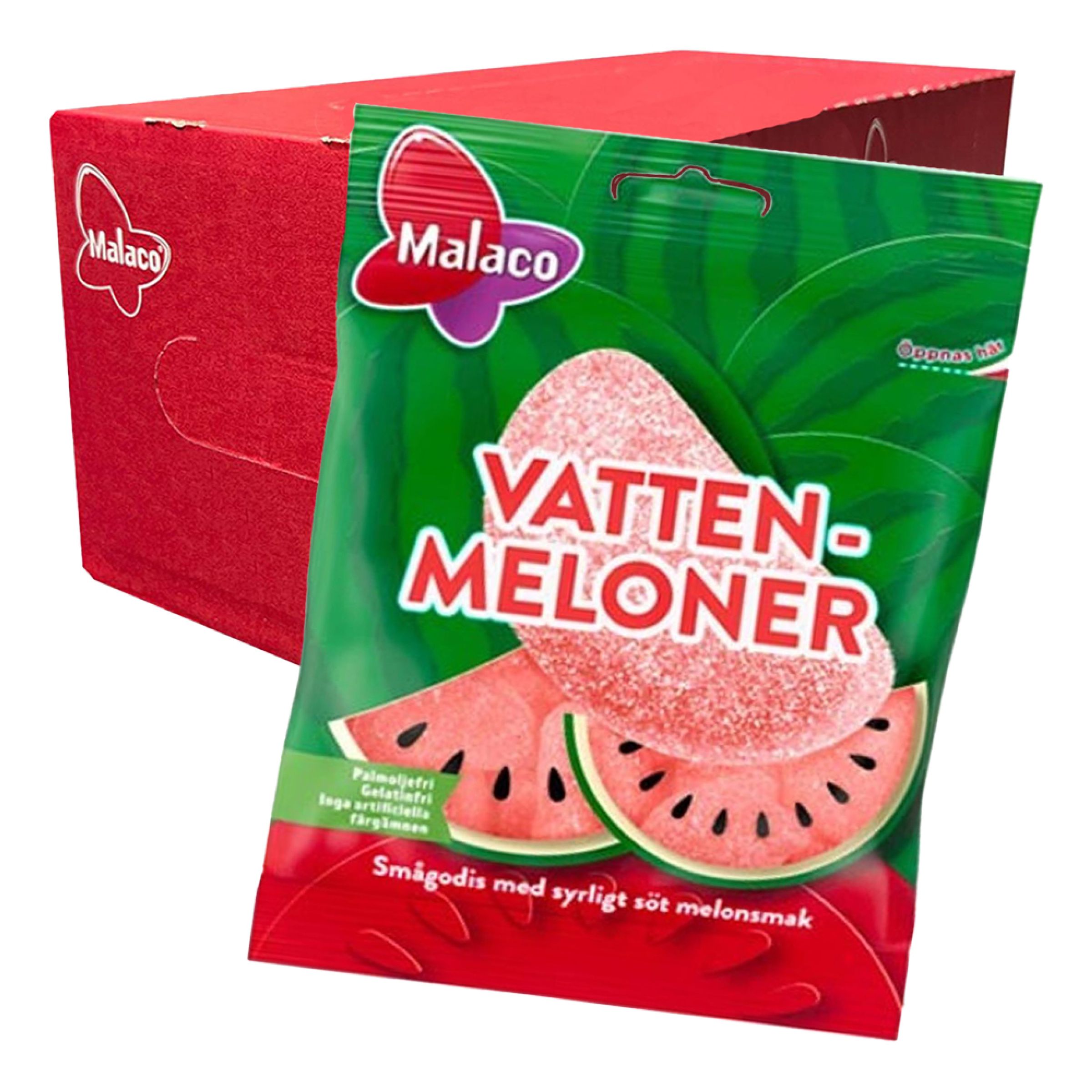 Vattenmeloner Storpack - 28-pack | Hem - Godis & Läsk - Godis - Surt Godis | Maskeradspecialisten