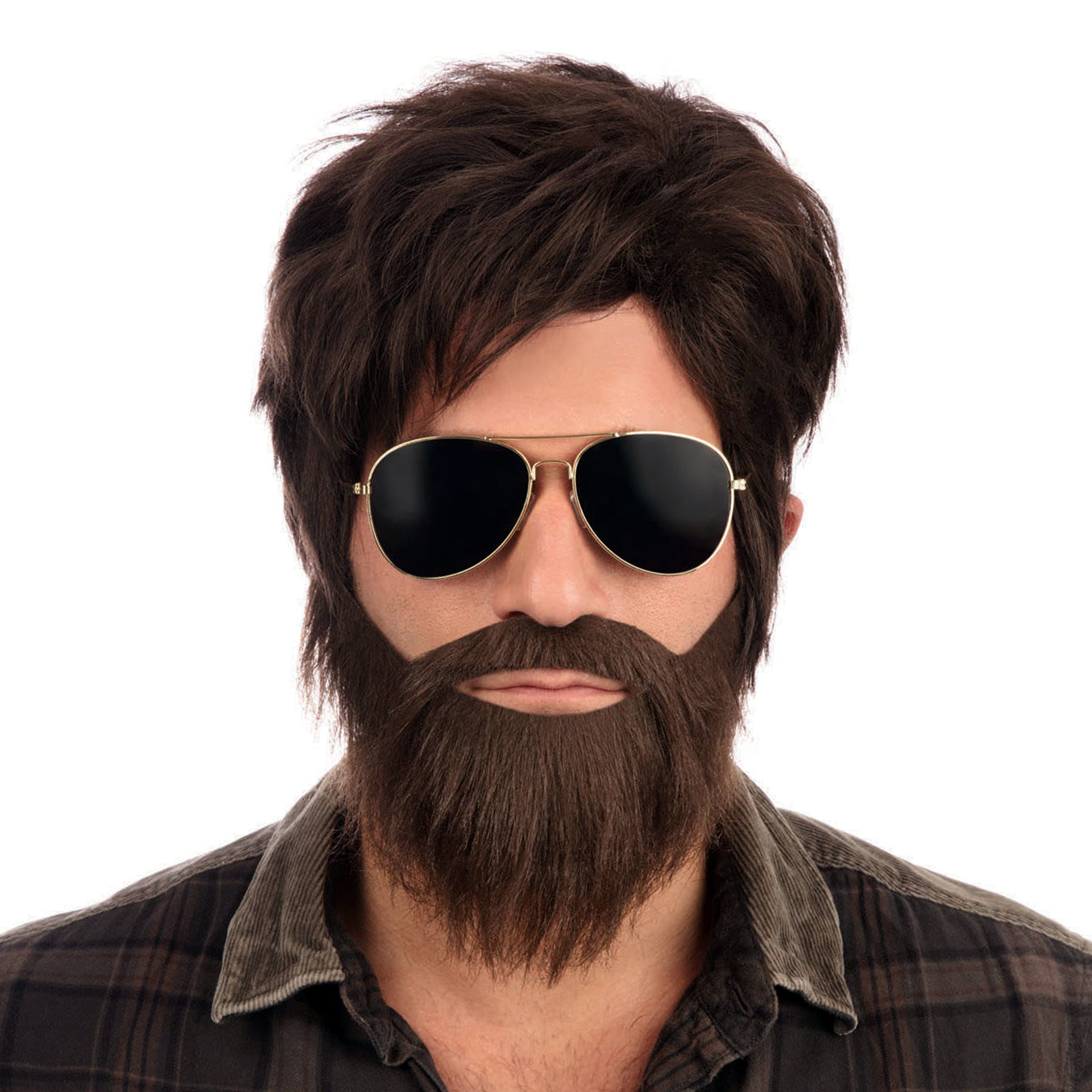 Vegas Semesterkille Perukset Brun - One size | Hem - Maskerad - Peruker - Herrperuker | Maskeradspecialisten