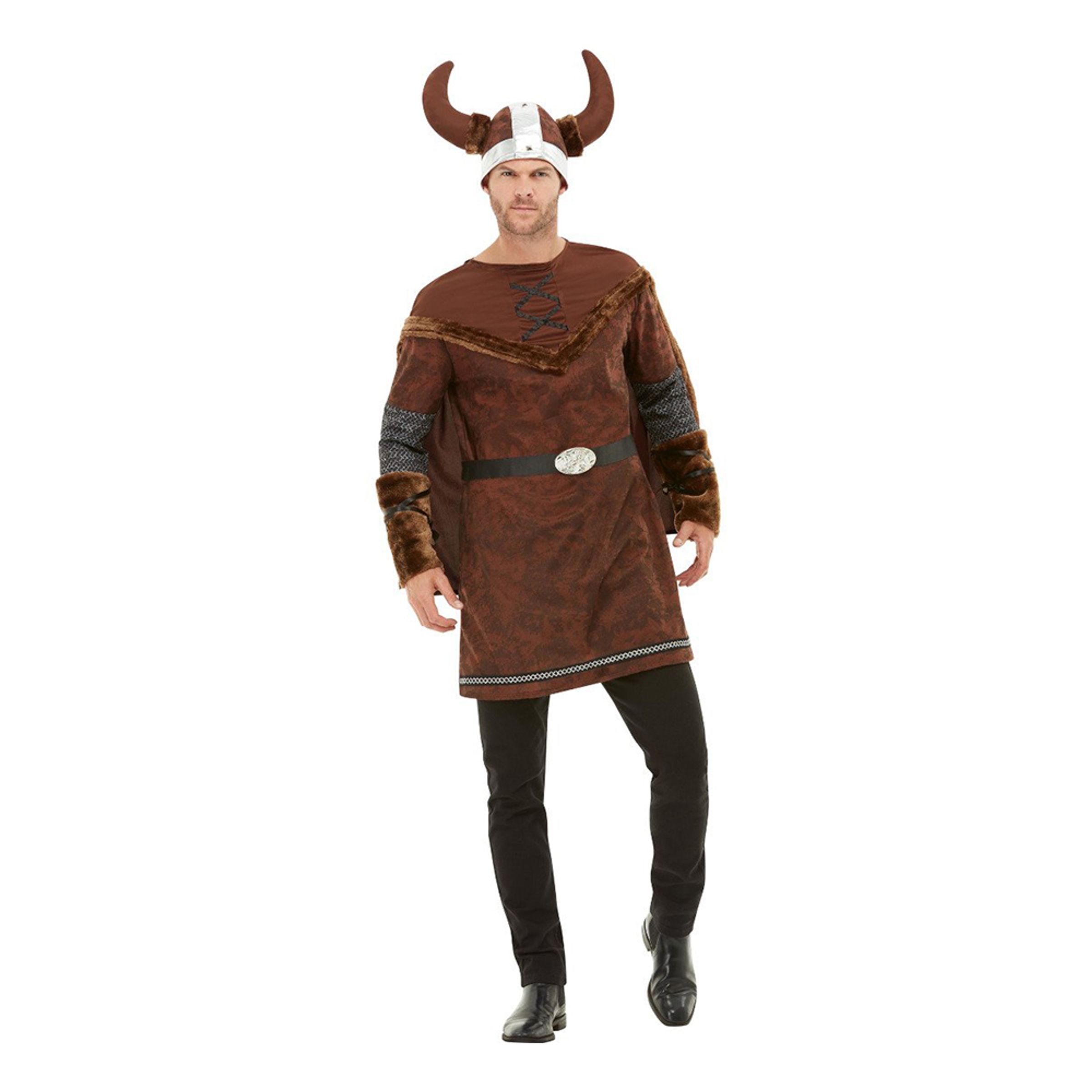 Läs mer om Viking Barbarian Maskeraddräkt - Medium