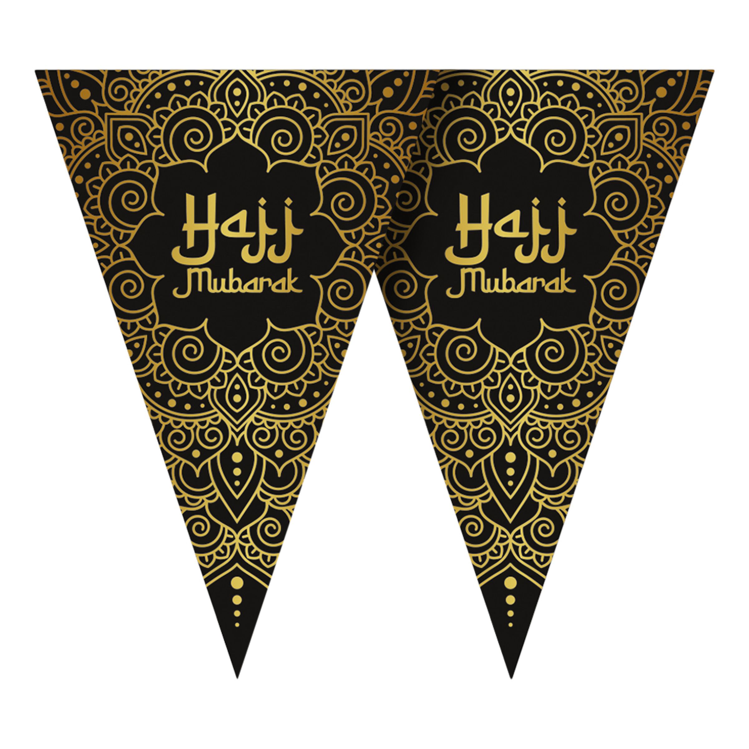Vimpelgirlang Hajj Mubarak | Hem - Festartiklar - Festdekoration - Girlanger | Maskeradspecialisten