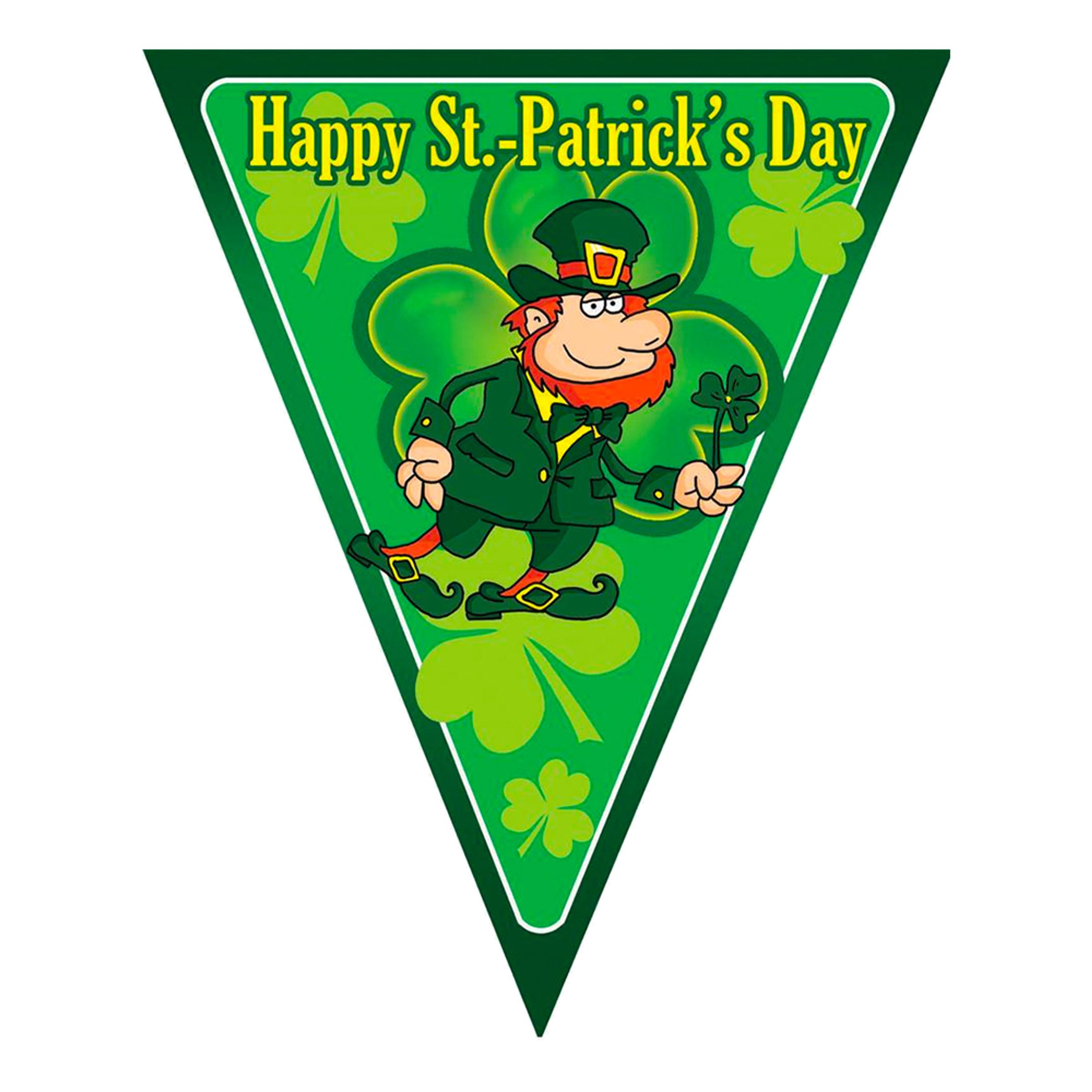 Läs mer om Vimpelgirlang Happy St Patricks Day - 5 meter