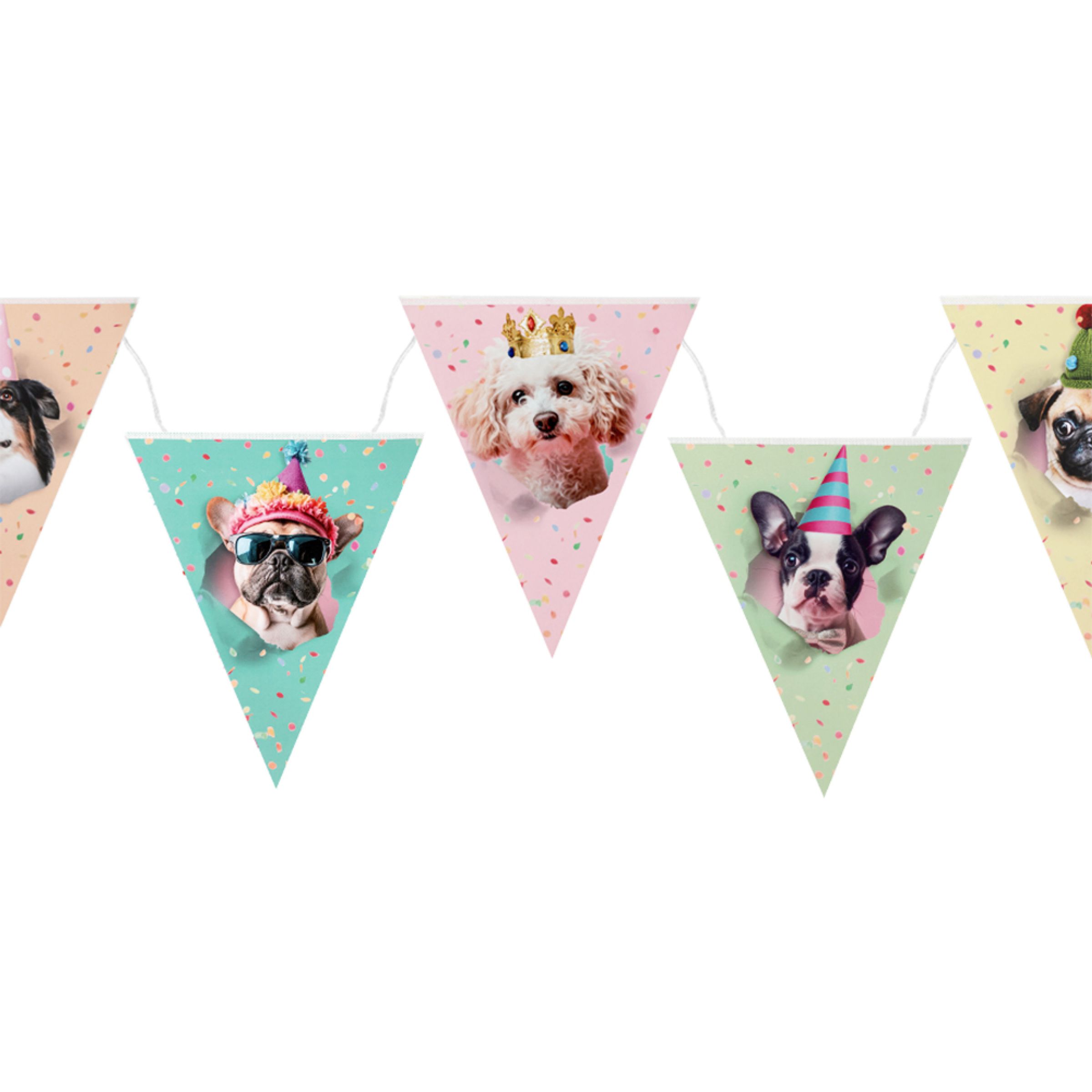 Vimpelgirlang Party Hund