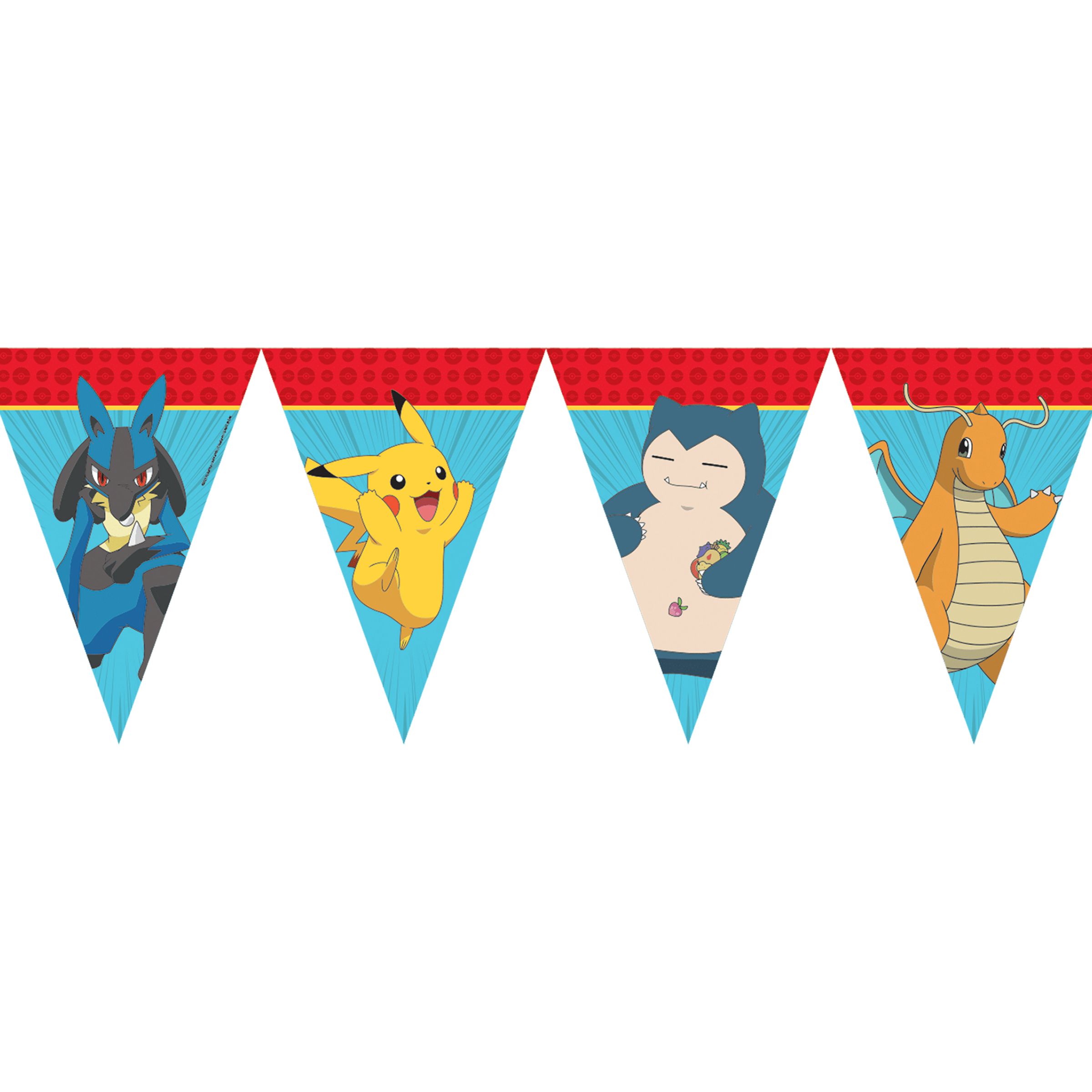 Vimpelgirlang Pokémon | Hem - Festartiklar - Festdekoration - Girlanger | Party Outlet