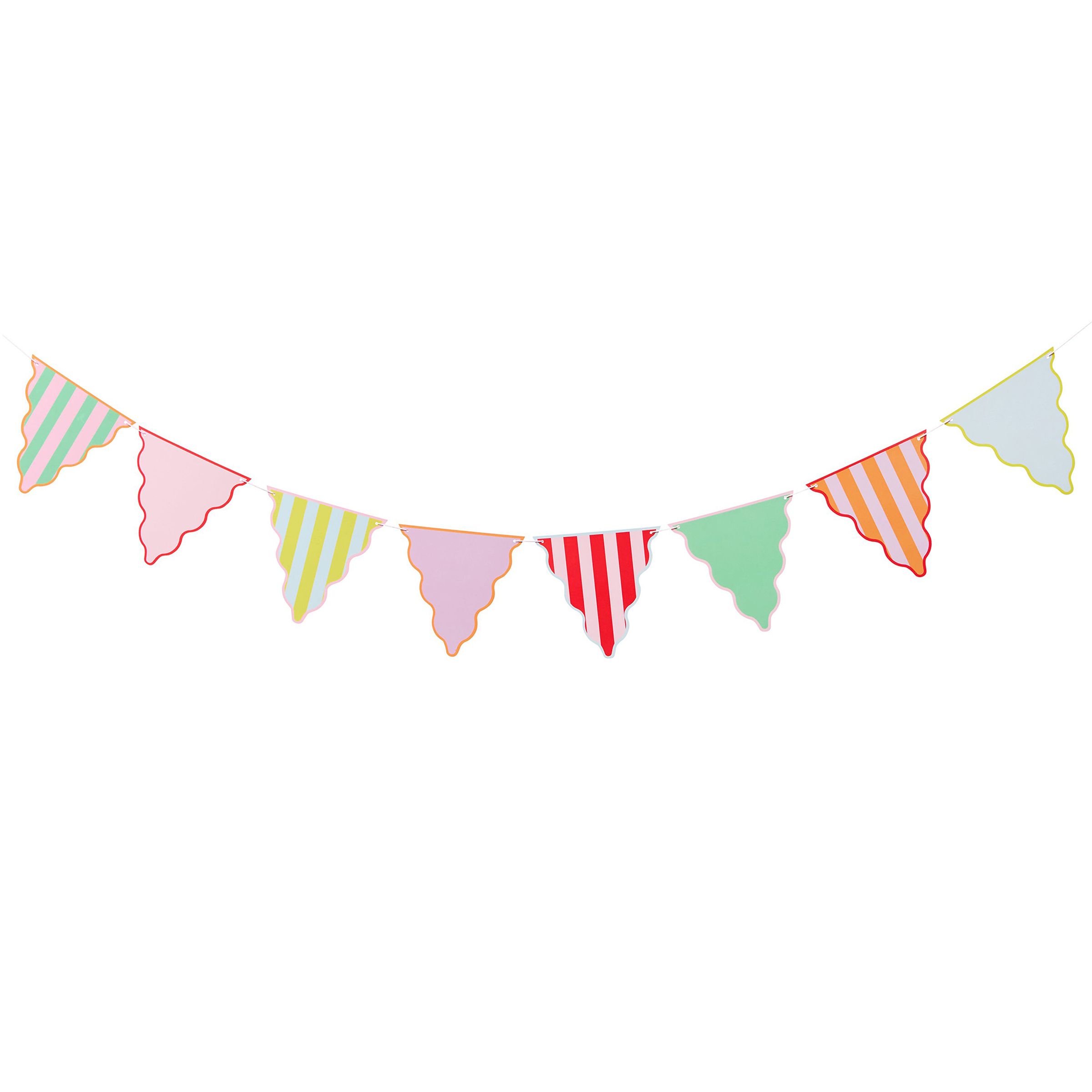 Vimpelgirlang Bright Banquet | Hem - Festartiklar - Festdekoration - Vimplar | Pryloteket