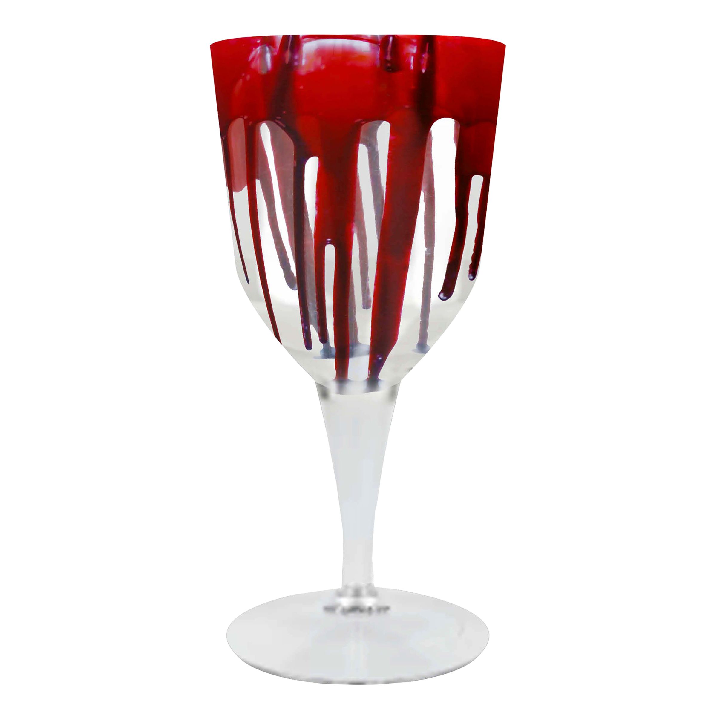 Vinglas med Blod | Hem - Bartillbehör - Glas - Vinglas | Pryloteket