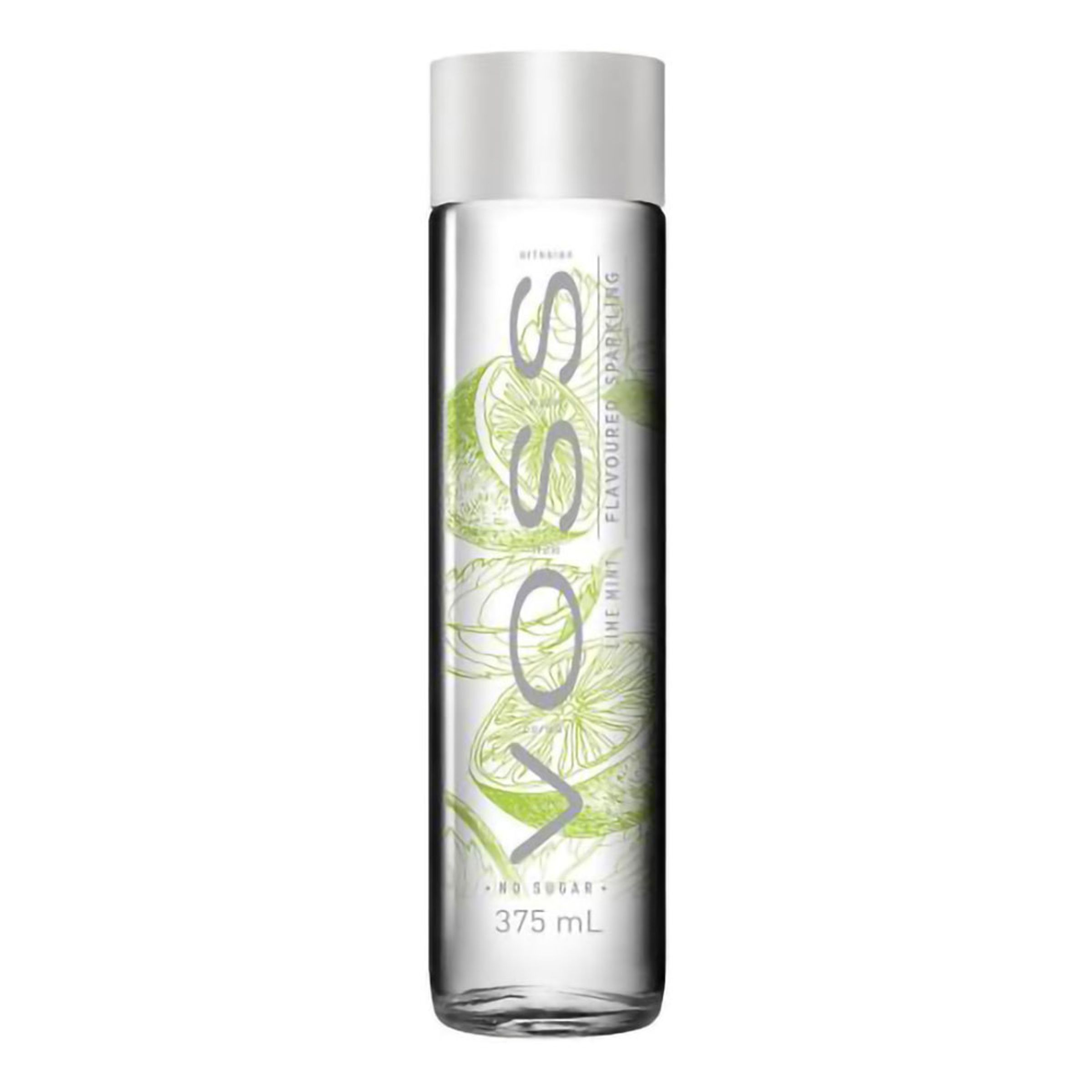 Voss Lime Mint Kolsyrat Vatten - 375 ml