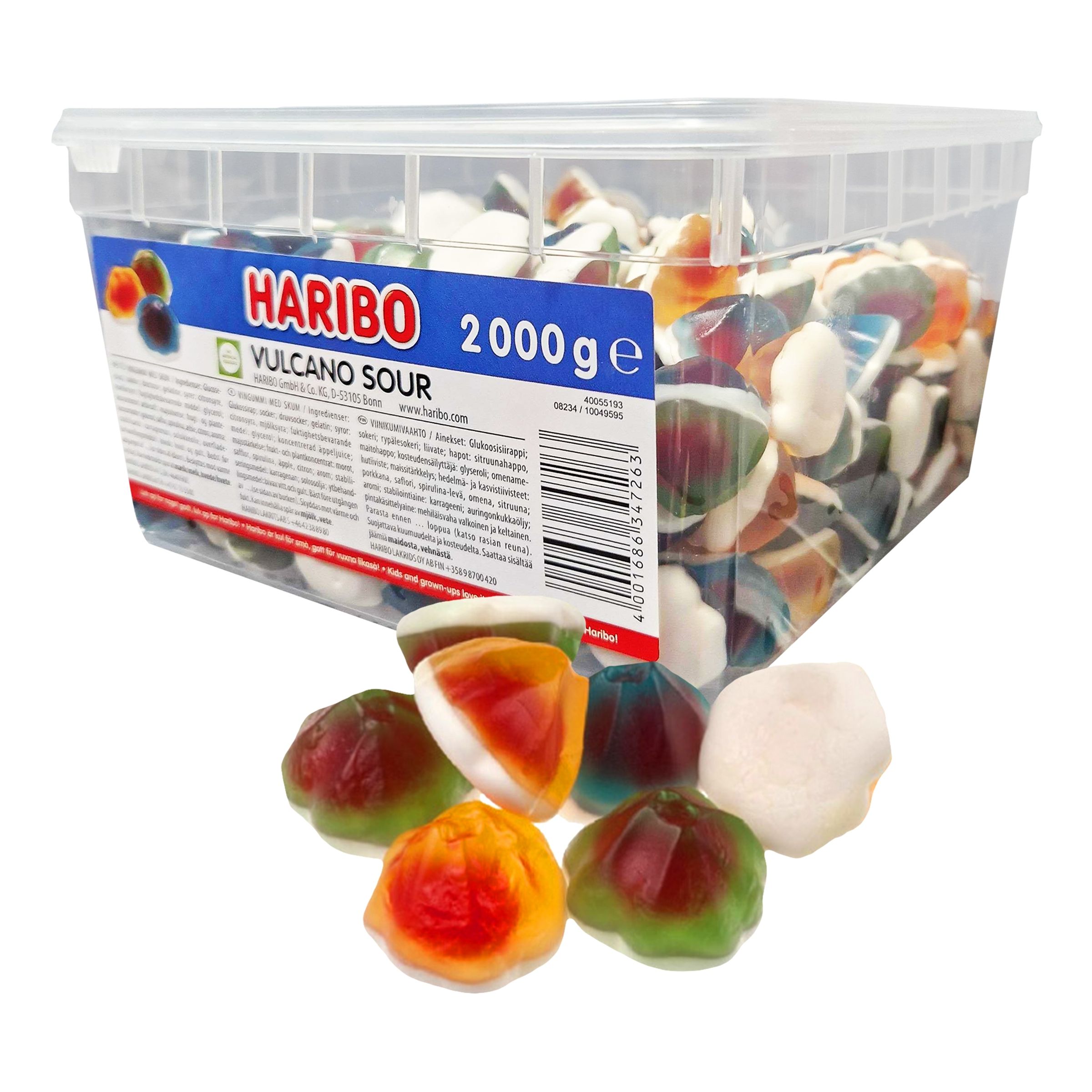 Haribo Vulcano Sour Storpack - 2 kg