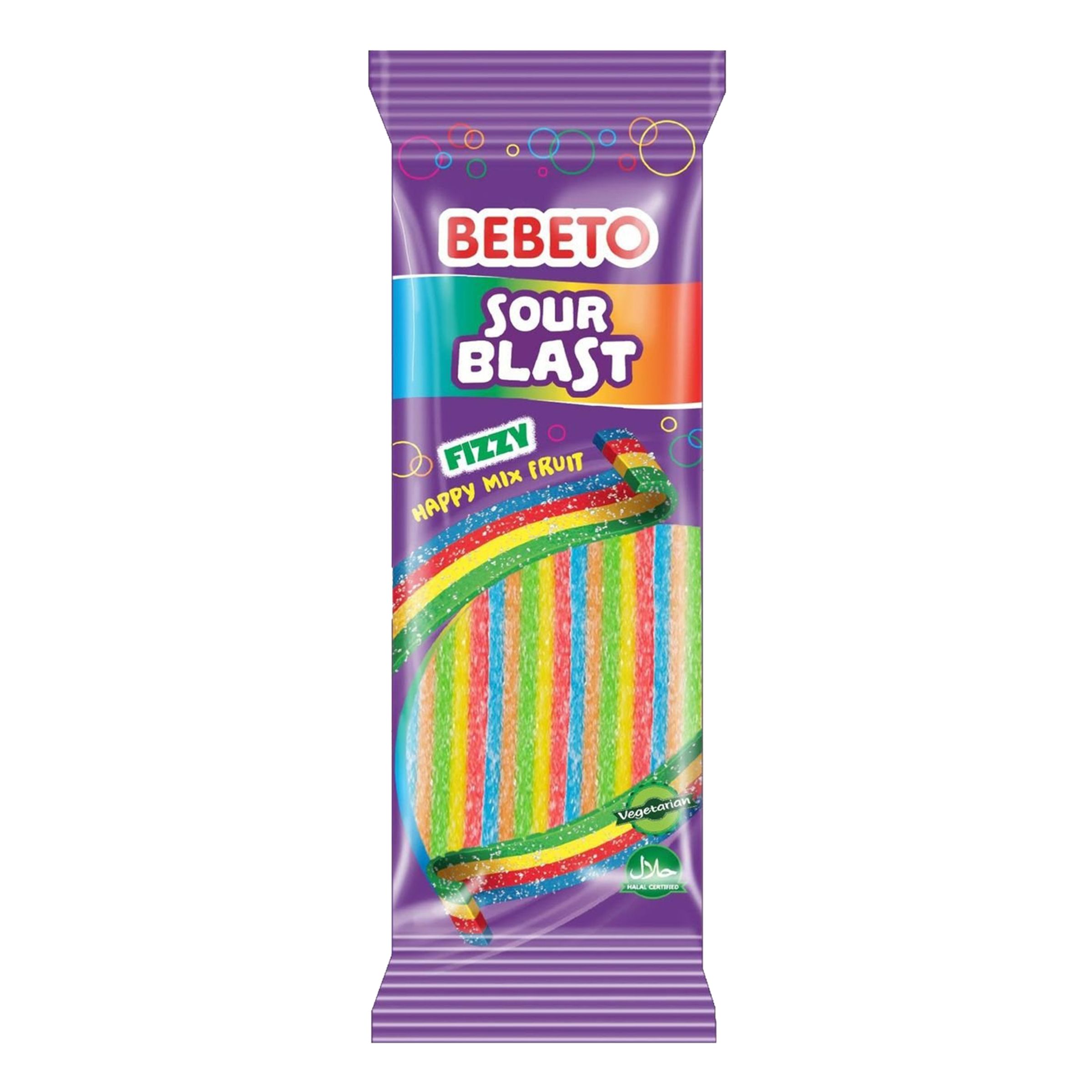 Wacky Sticks Sour Blast Fruit - 180 gram | Hem - Godis & Läsk - Godis - Surt Godis | Pryloteket