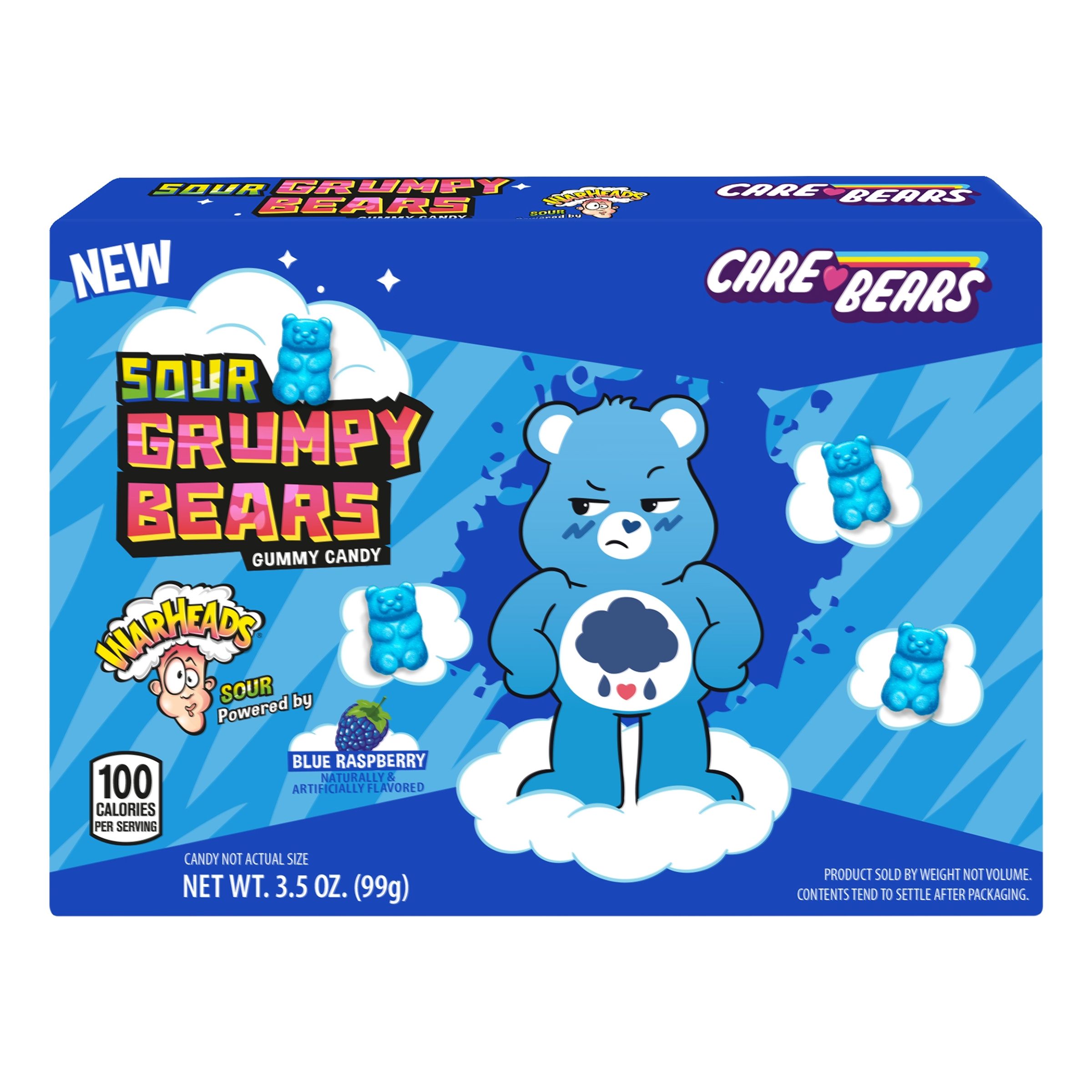 Warheads Care Bears Sour Grumpy Bears - 99 gram | Hem//Godis & Läsk//Godis//Amerikanskt Godis | PartyOutlet