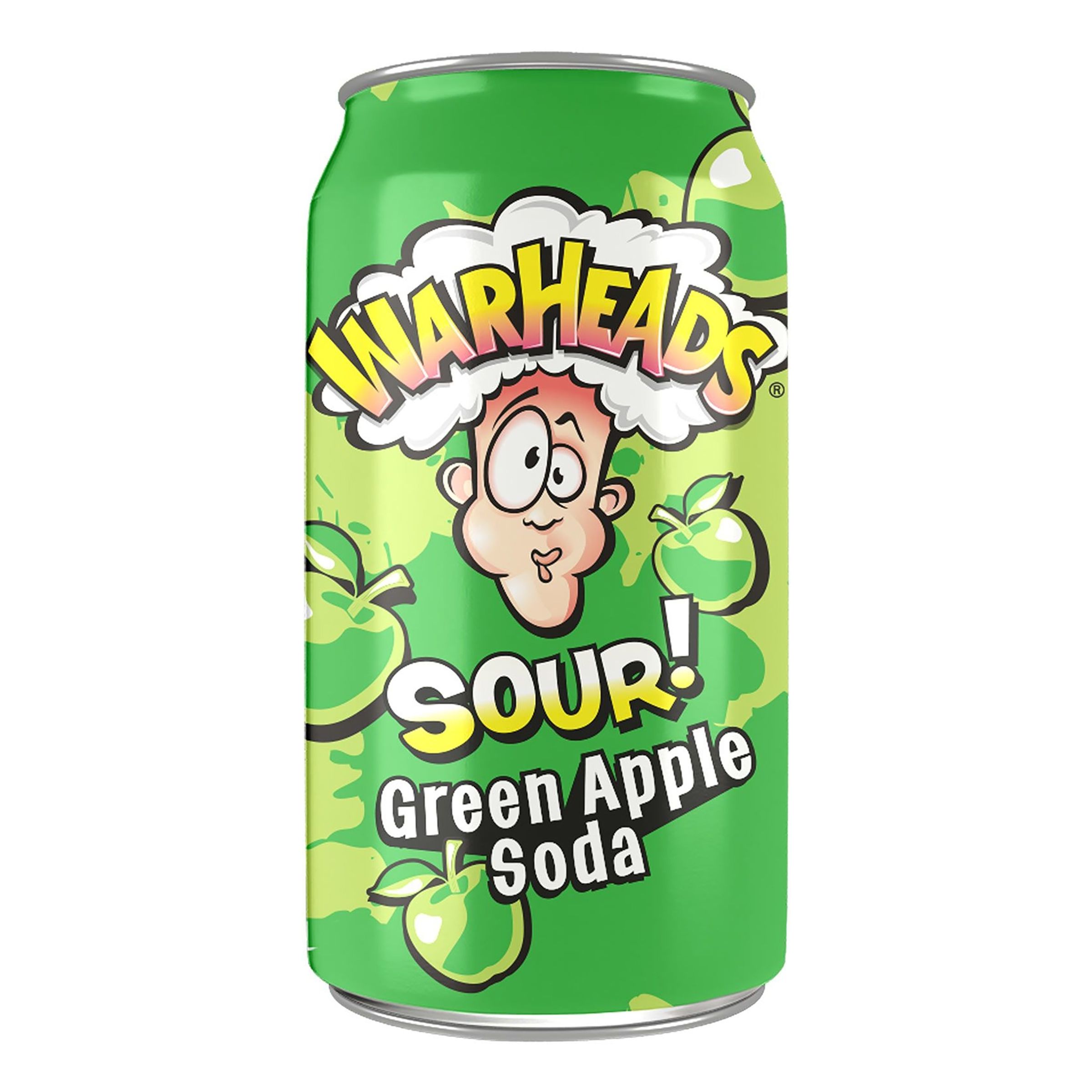 Läs mer om Warheads Sour Soda Apple - 33 cl