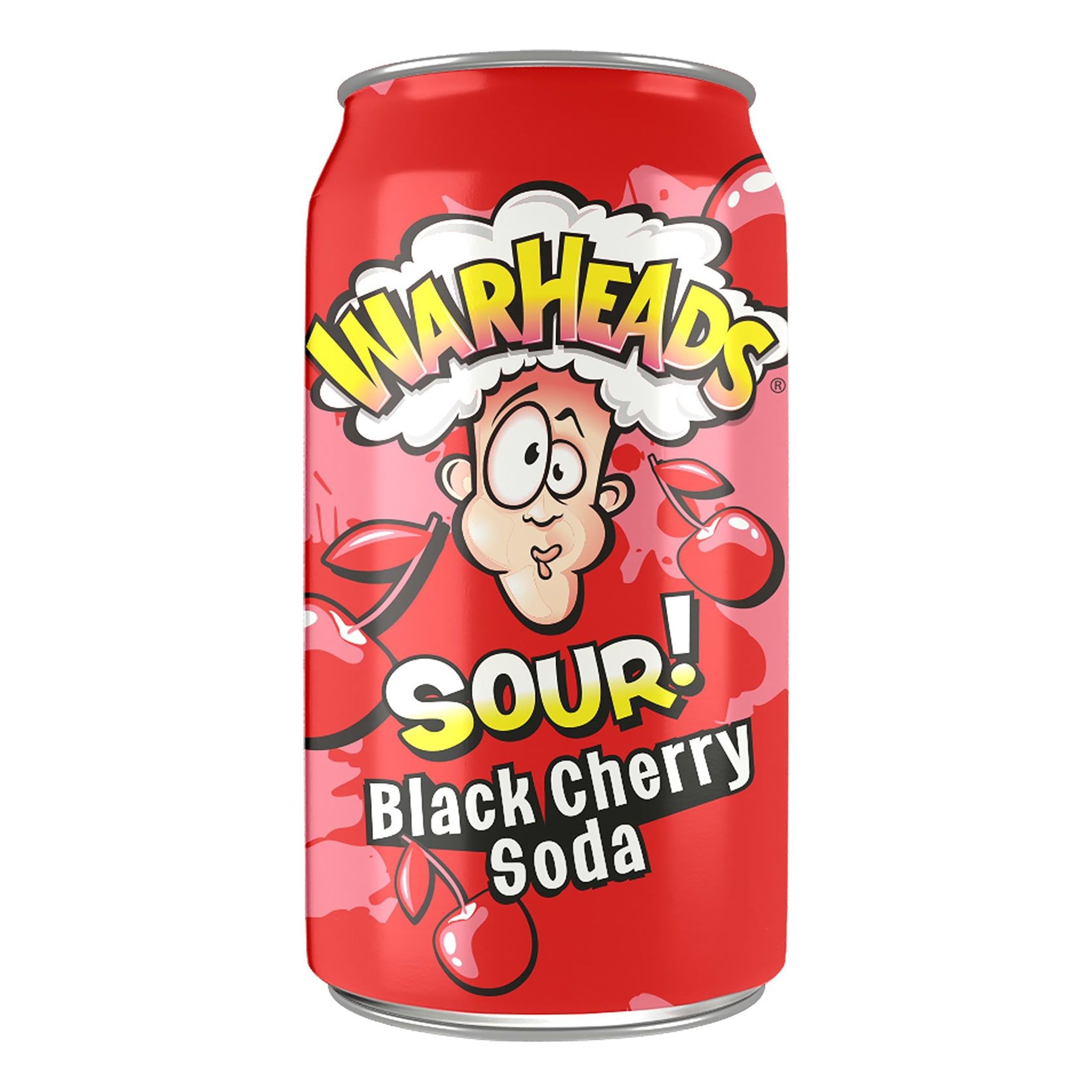 Läs mer om Warheads Sour Soda Cherry - 33 cl