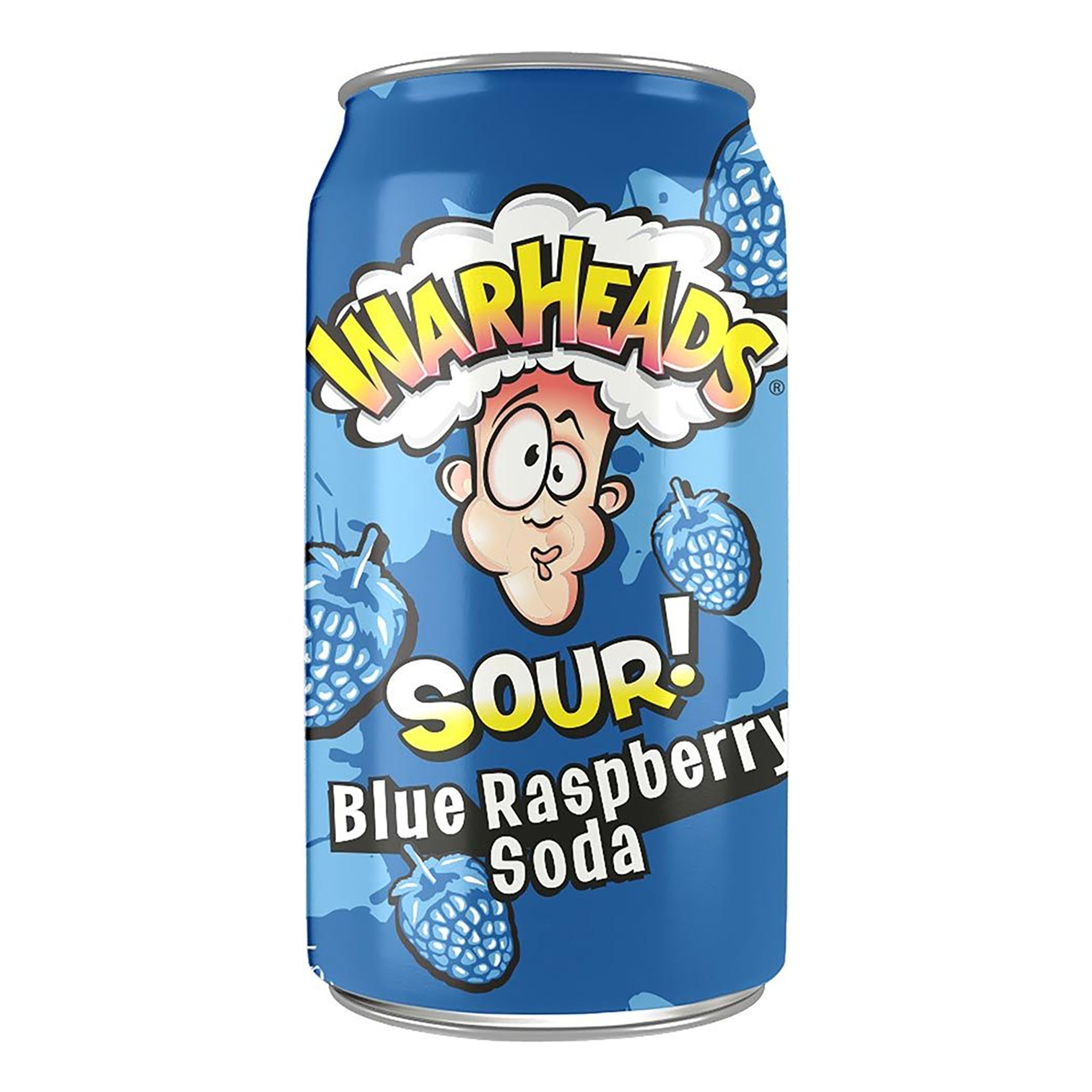 Läs mer om Warheads Sour Soda Raspberry - 1 st