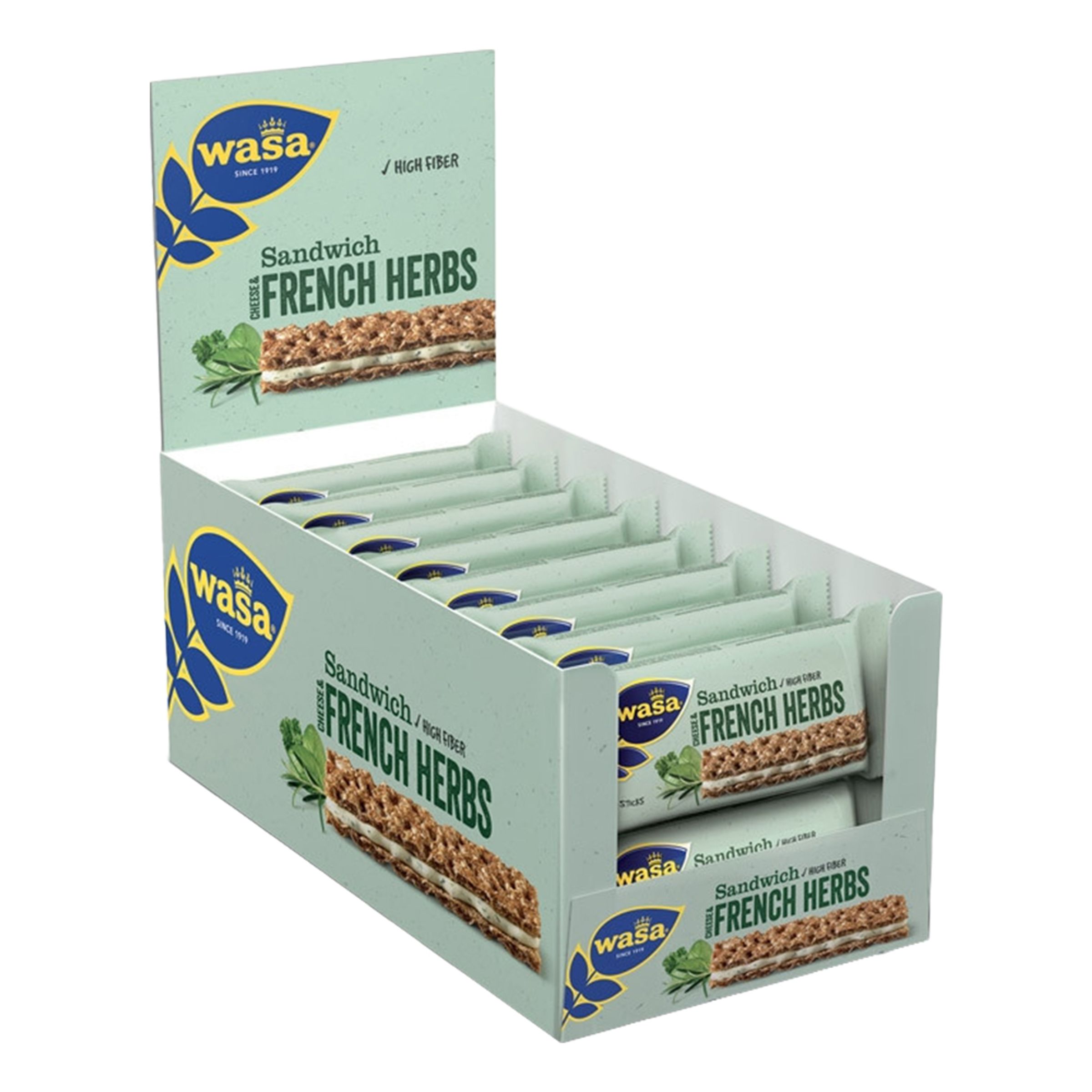 Wasa Sandwich Franska Örter Storpack - 24-pack