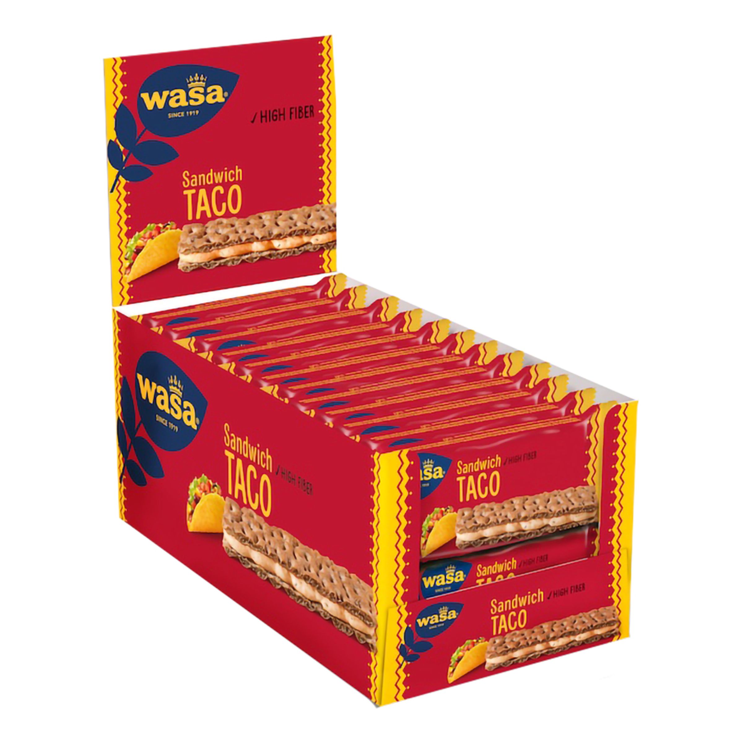 Wasa Sandwich Taco Storpack - 24-pack