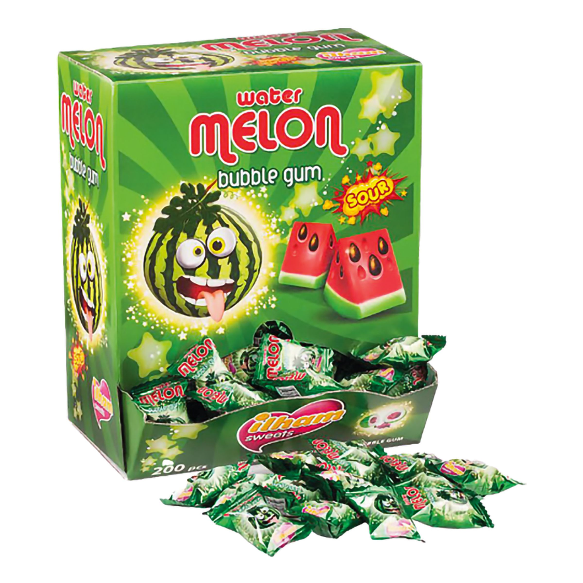 Läs mer om Watermelon Bubble Gum Automat - 960 gram