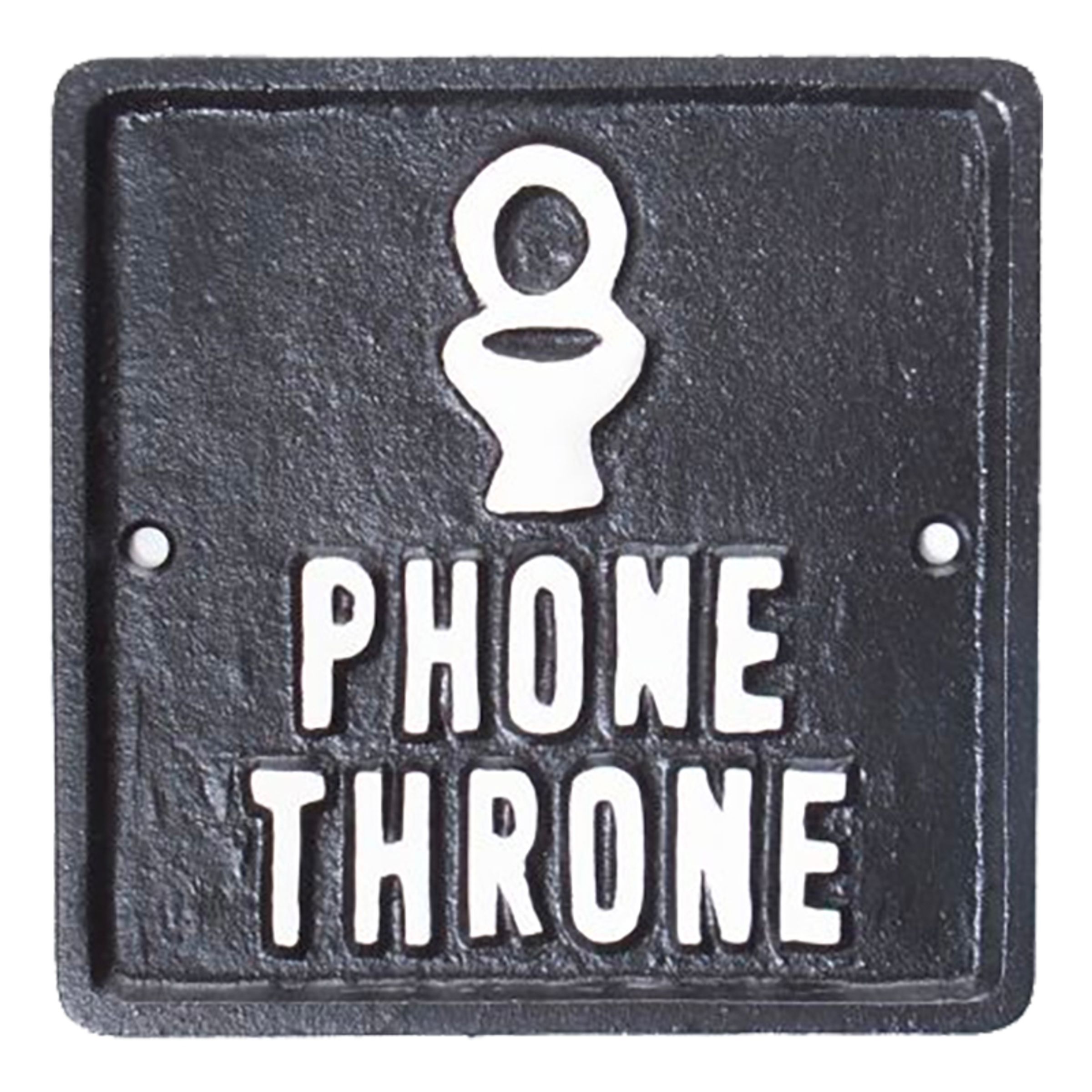 WC-Skylt Phone Throne