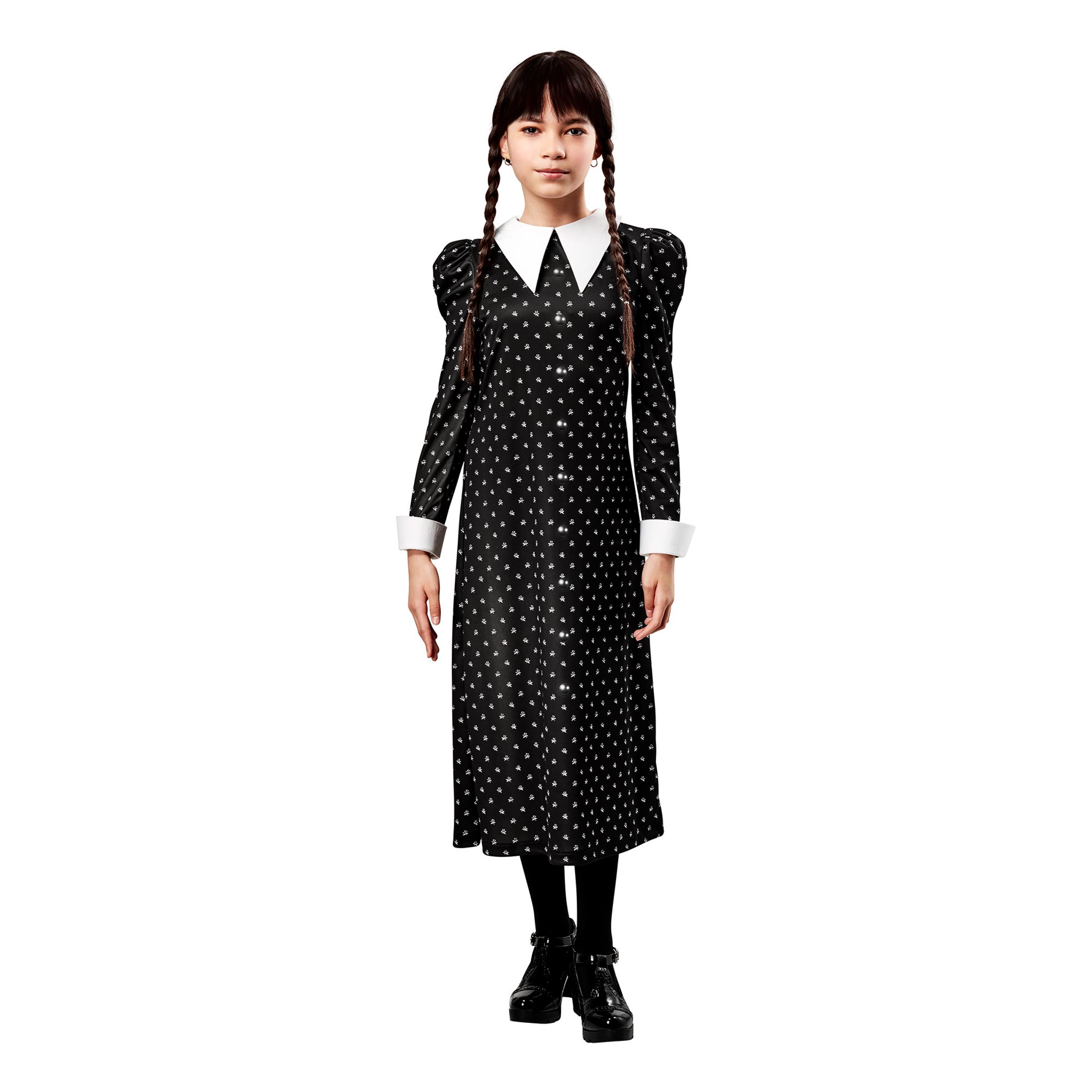 Wednesday Skoluniform Barn Maskeraddräkt - Small | Hem - Maskerad - Maskeraddräkter - Barndräkter | Pryloteket