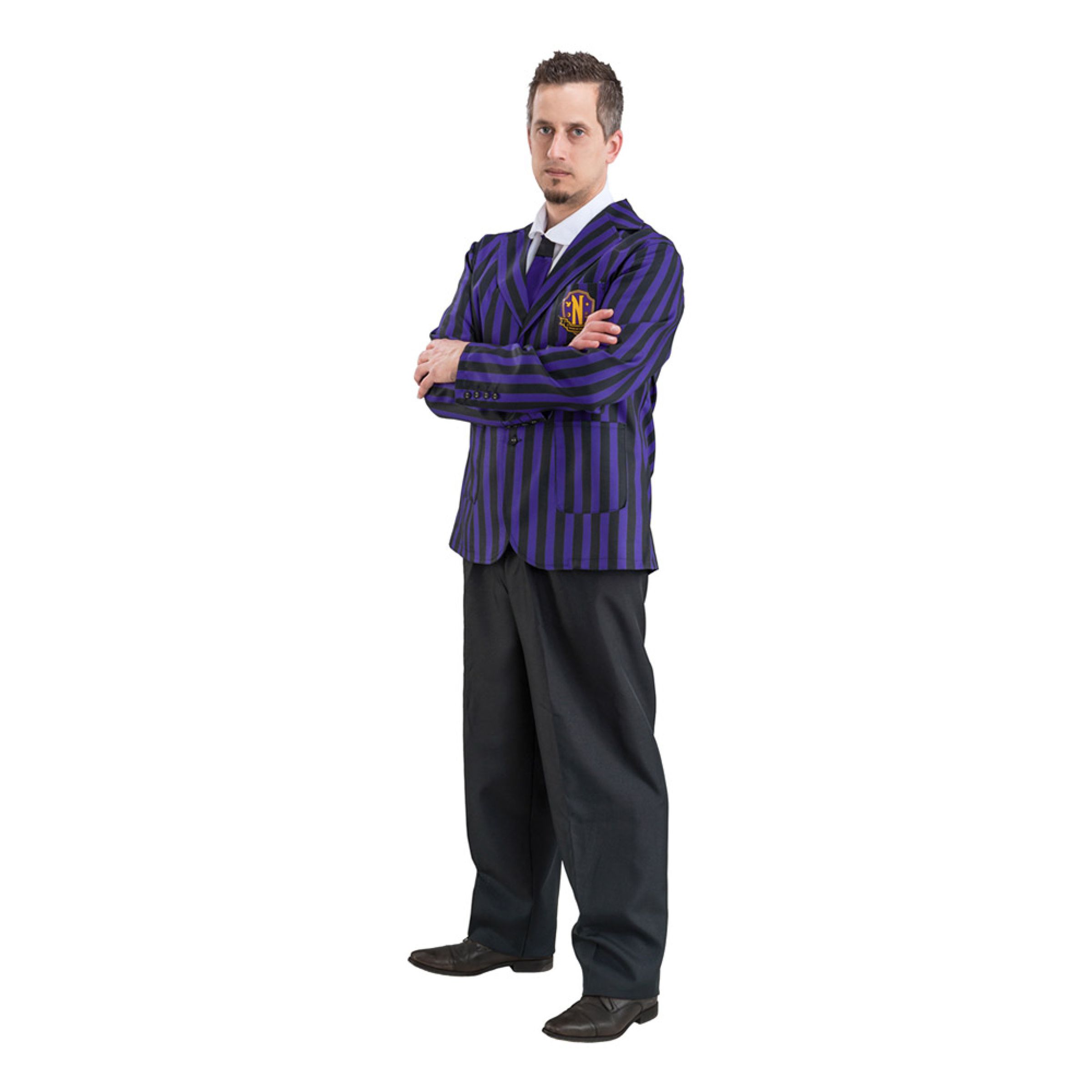 Wednesday Skoluniform Herr Maskeraddräkt - Small | Hem - Maskerad - Maskeraddräkter - Herrdräkter | Party Outlet