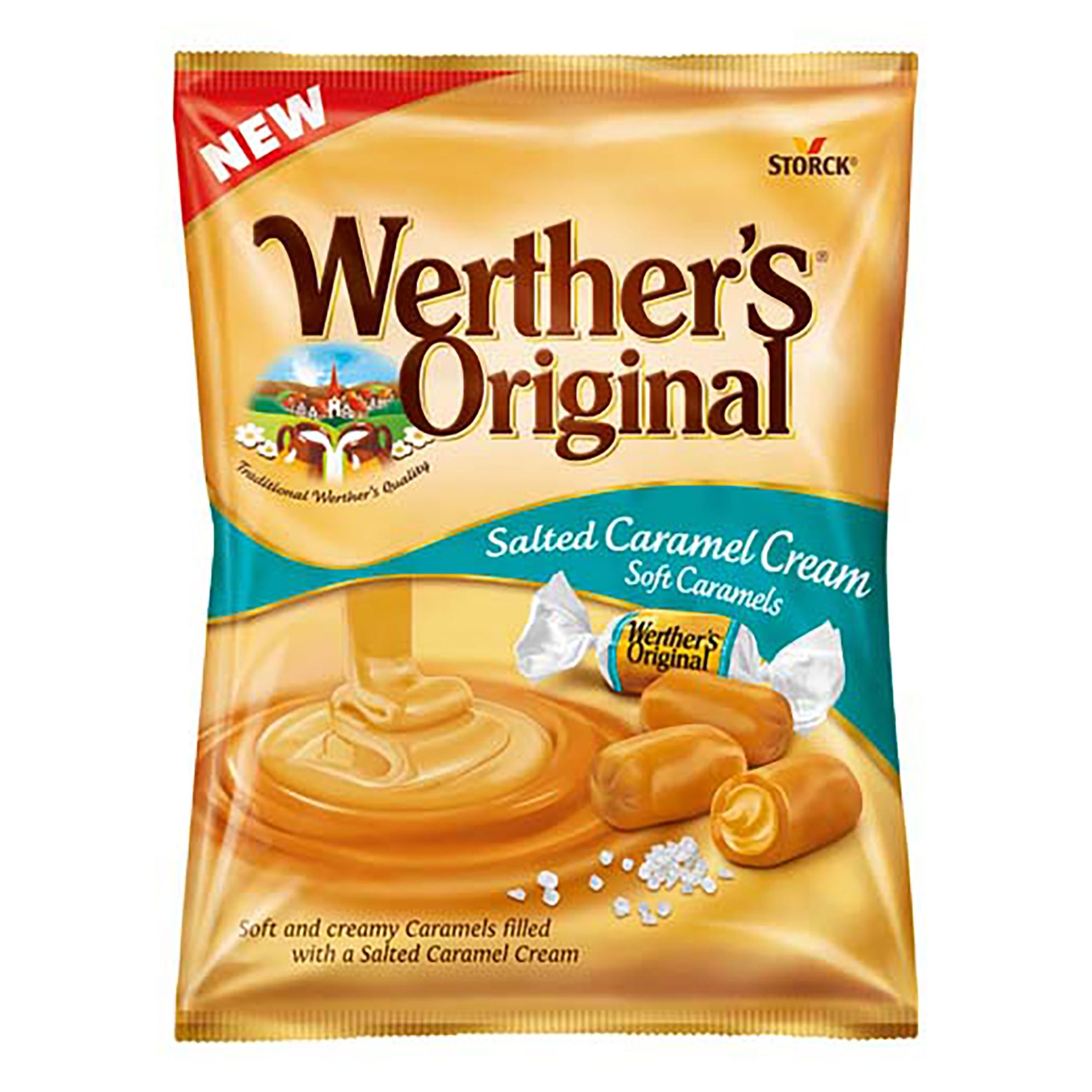 Läs mer om Werthers Original Salted Caramel - 125 gram