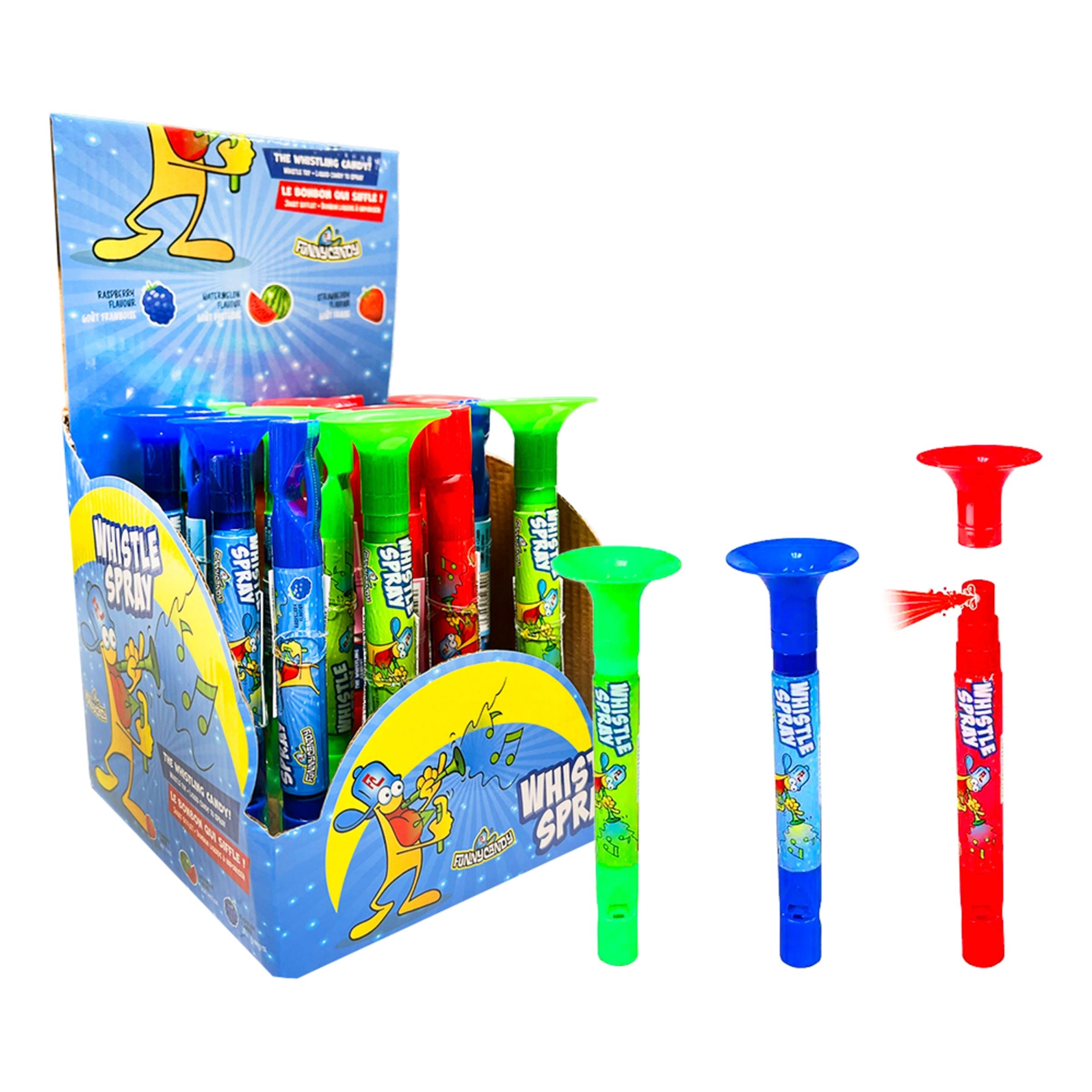 Whistle Candy Spray Storpack - 16-pack