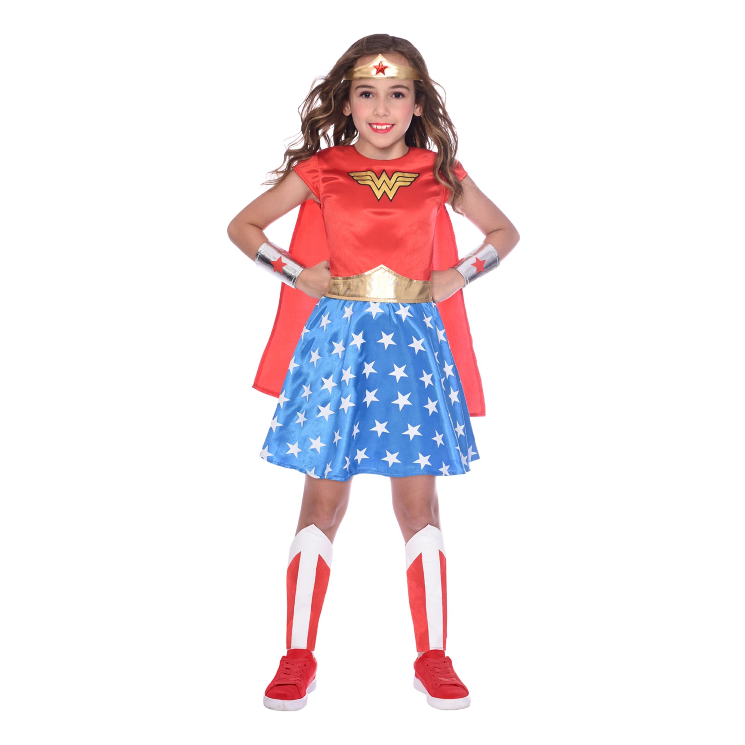 Läs mer om Wonder Woman Klassisk Barn Maskeraddräkt - X-Small
