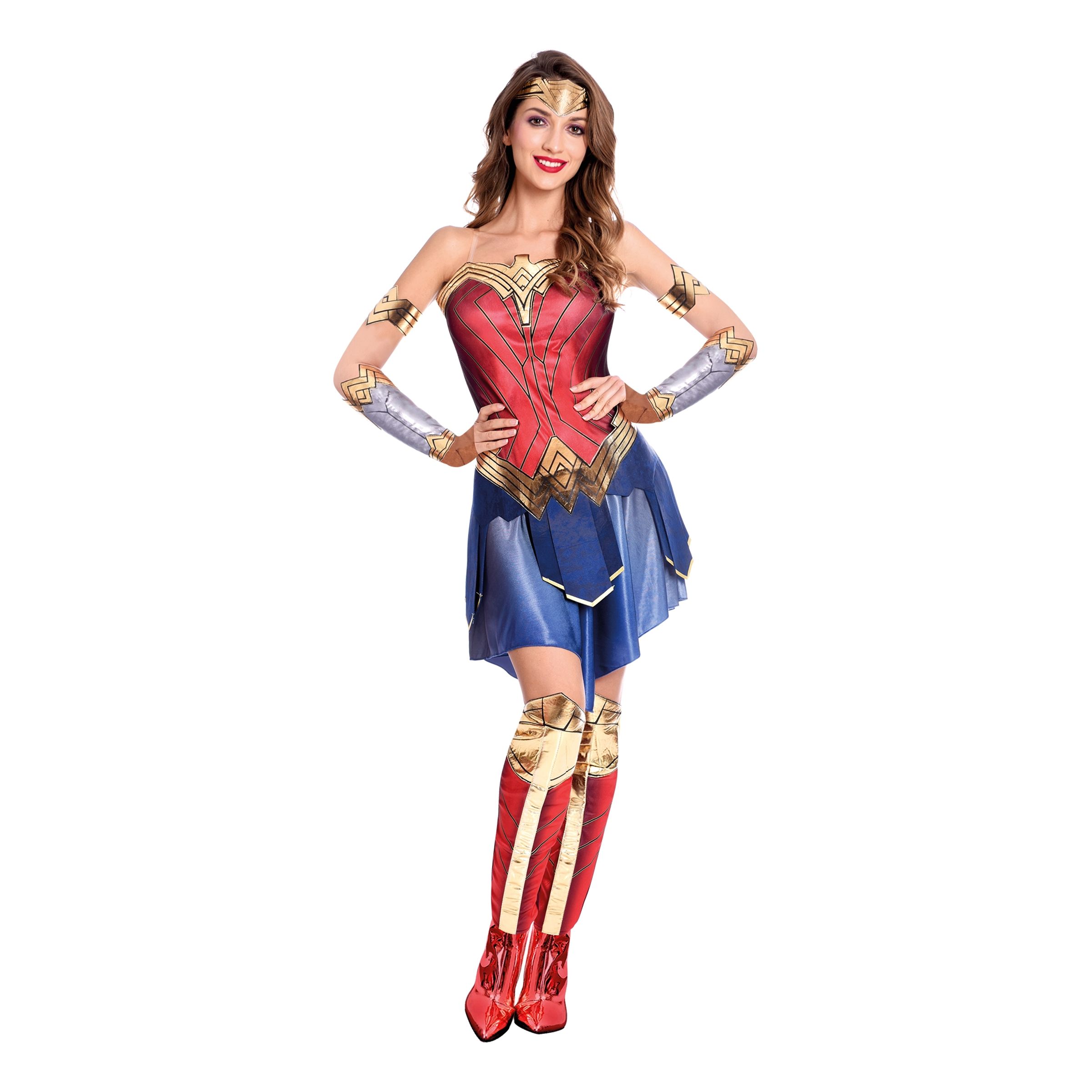 Läs mer om Wonder Woman Maskeraddräkt - Large