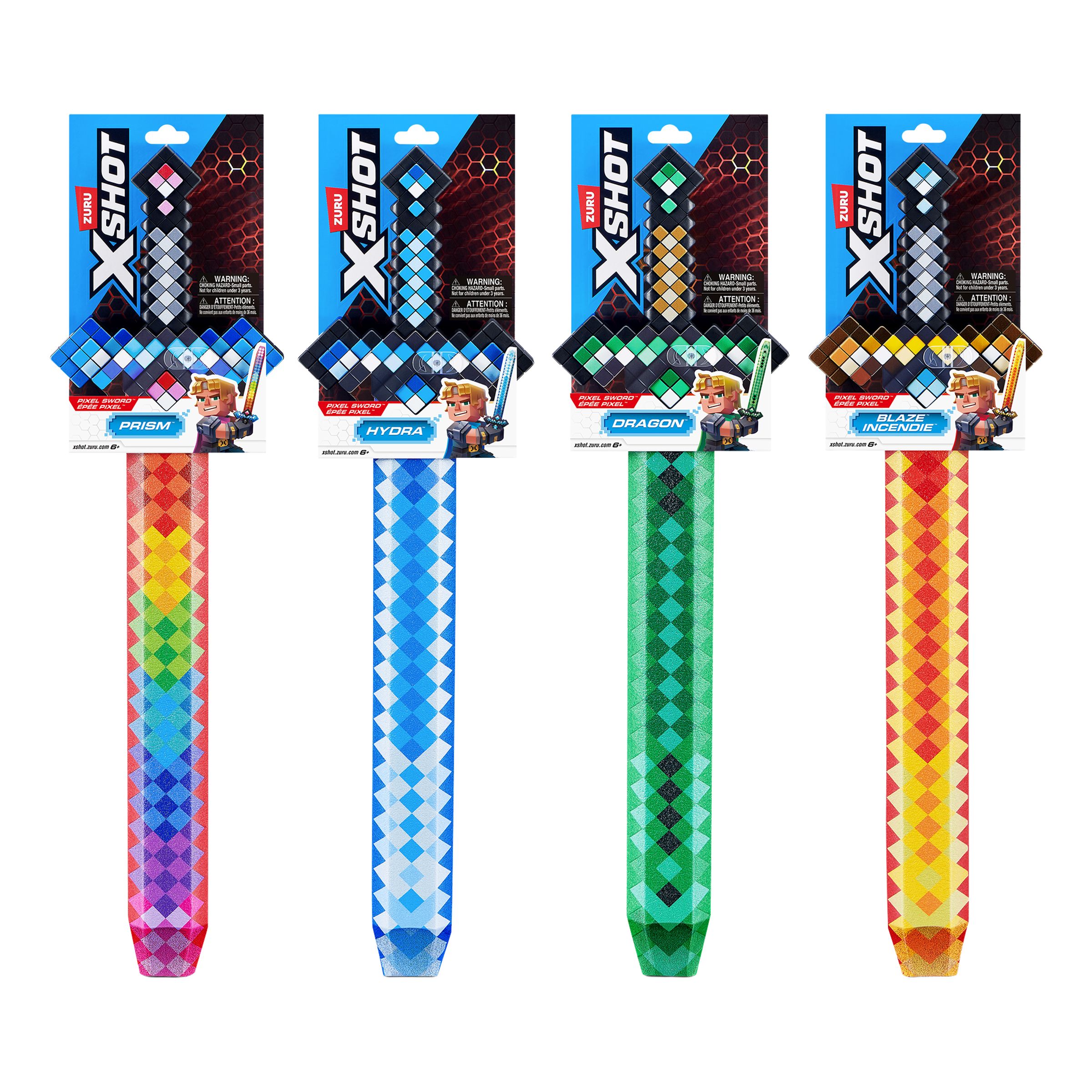 X-Shot Role Play Pixel Sword | Hem - Maskerad - Tillbehör - Leksaksvapen | Pryloteket