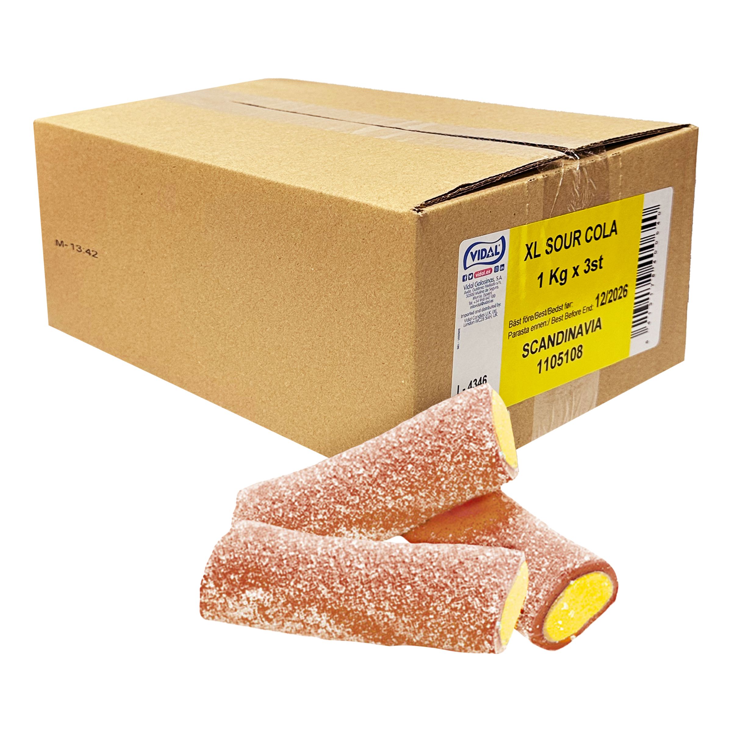 XL Sour Cola Storpack - 3 kg | Hem - Godis & Läsk - Godis - Surt Godis | Pryloteket
