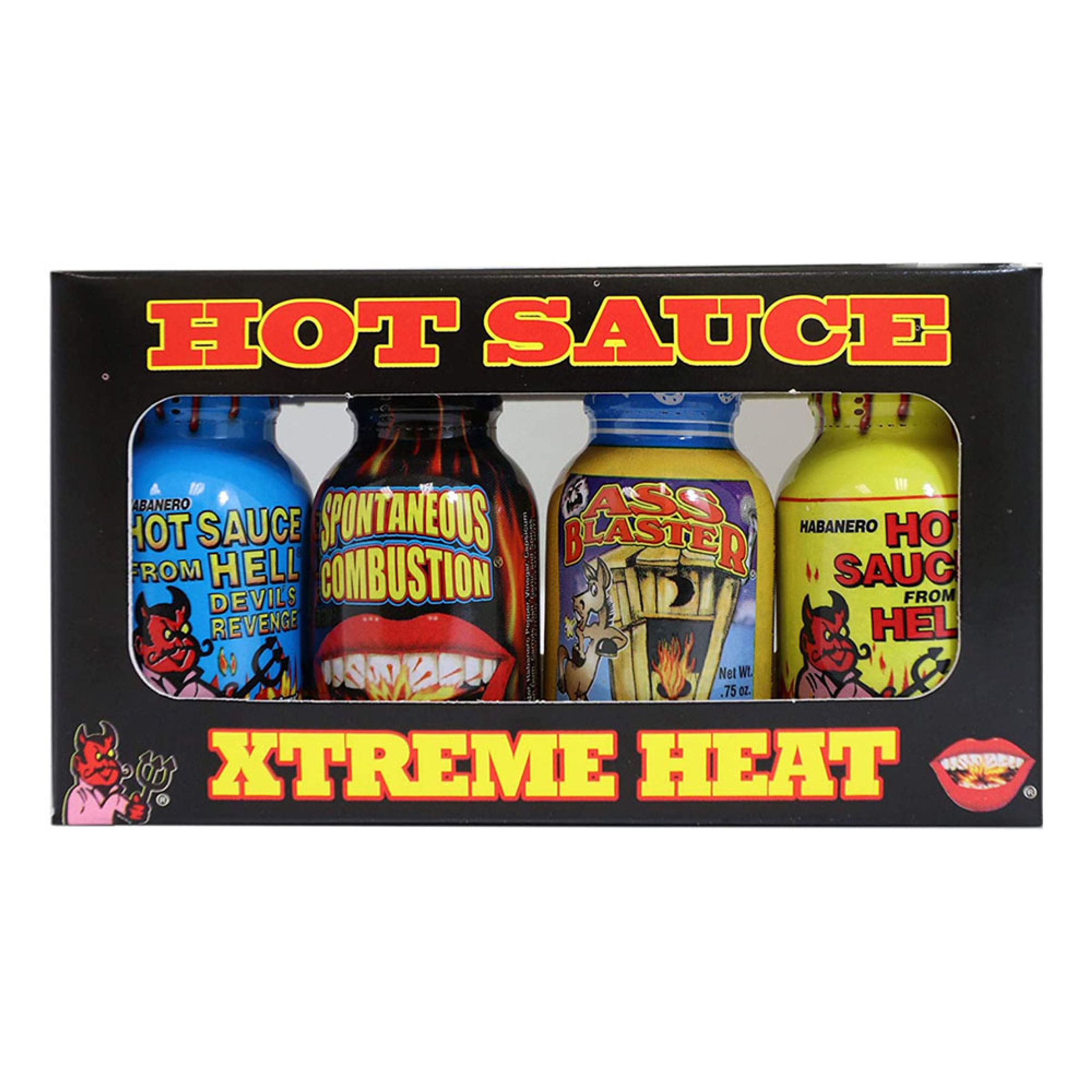 Xtreme Heat Hot Sauces Shots - 4-pack