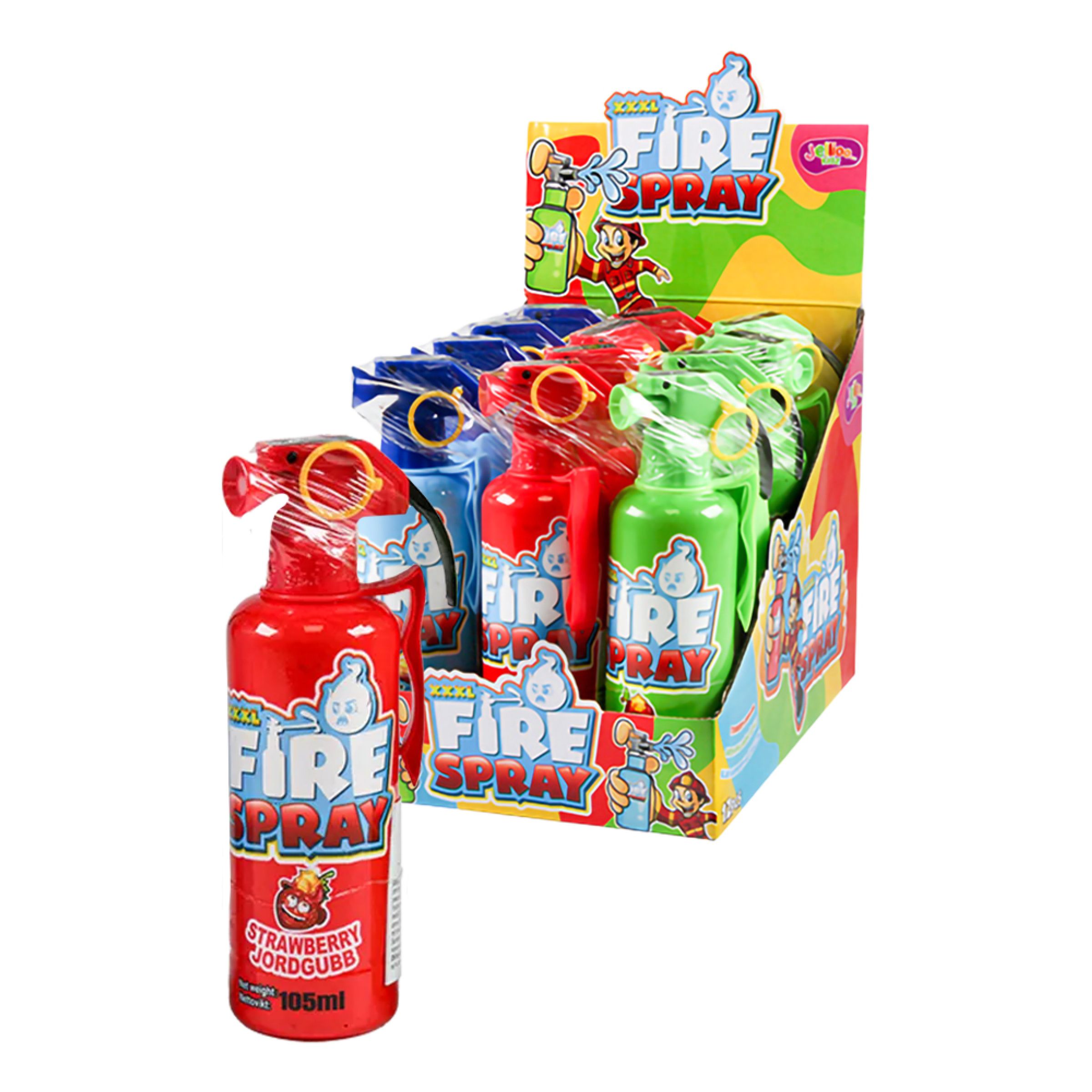 XXXL Fire Spray Storpack - 12-pack | Hem - Godis & Läsk - Godis - Surt Godis | Party Outlet