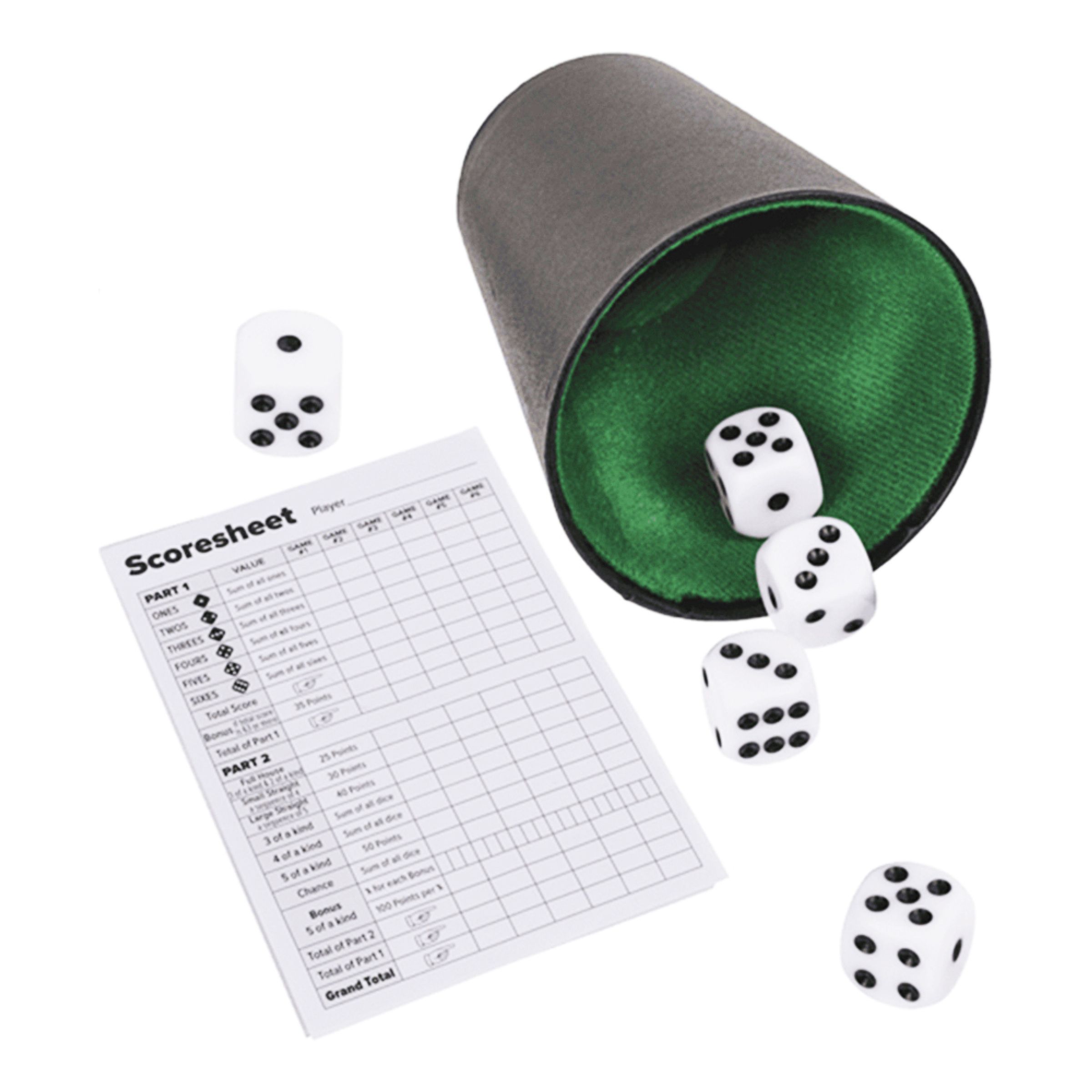 Tärningsspel med Kopp | Hem - Roliga Prylar - Spel & Lek - Sällskapsspel | Pryloteket