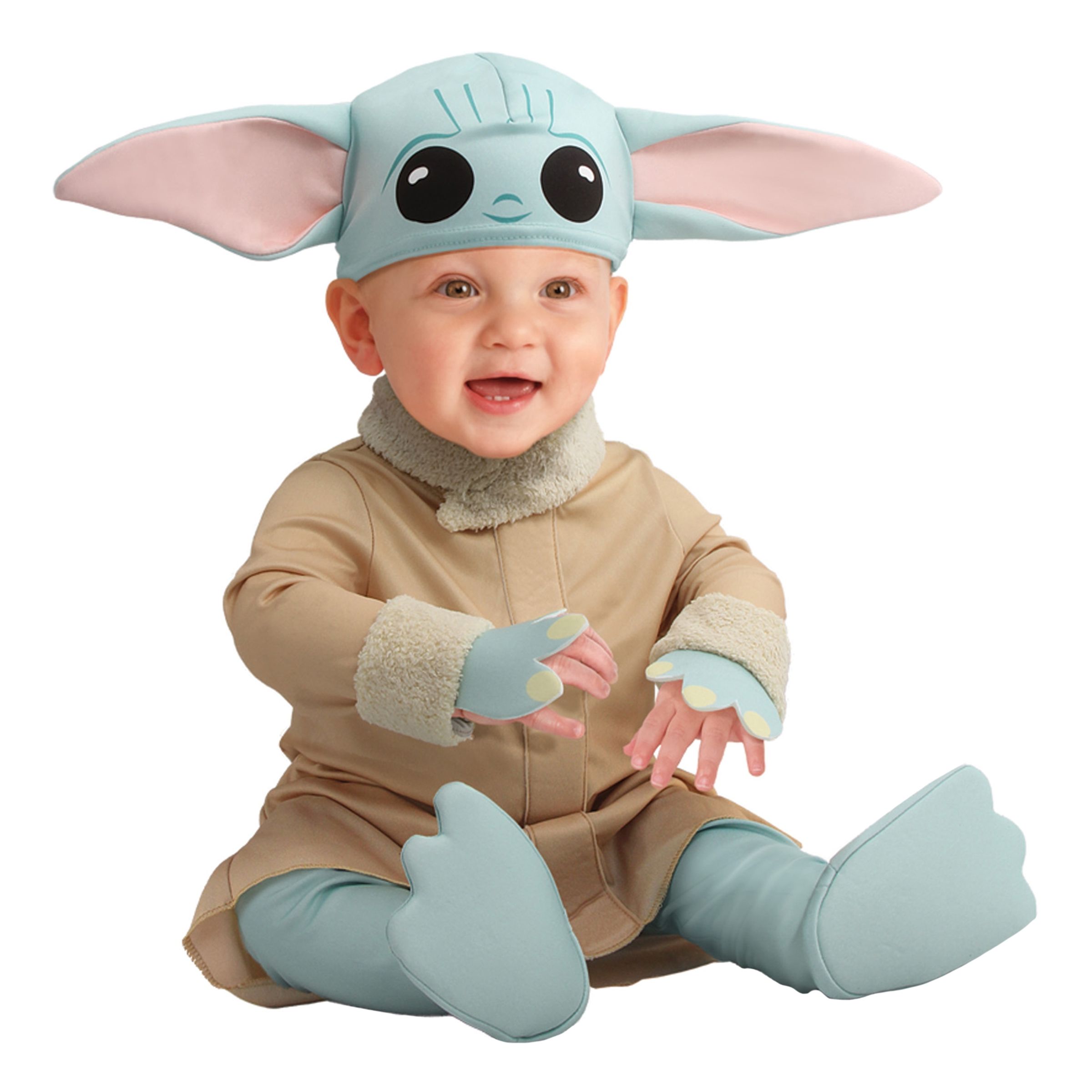 Läs mer om Yoda Bebis Maskeraddräkt - Toddler
