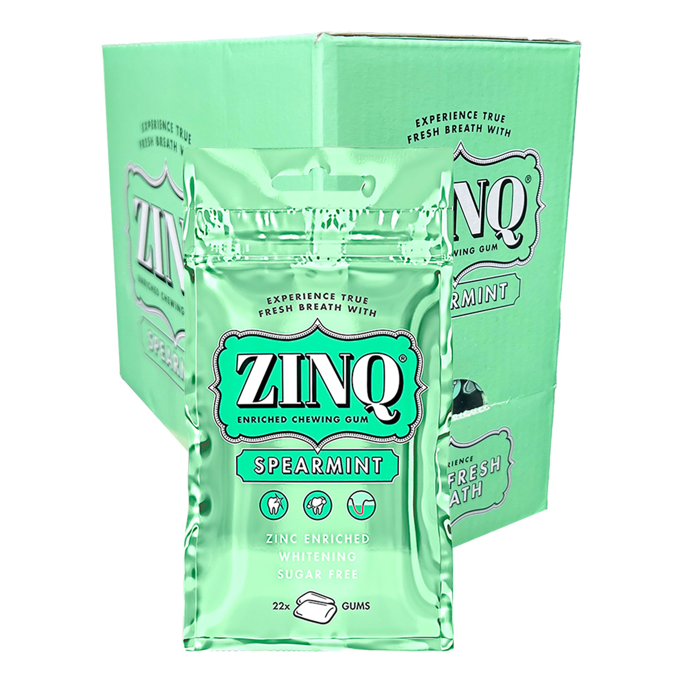 Läs mer om ZINQ Spearmint Storpack - 15-pack