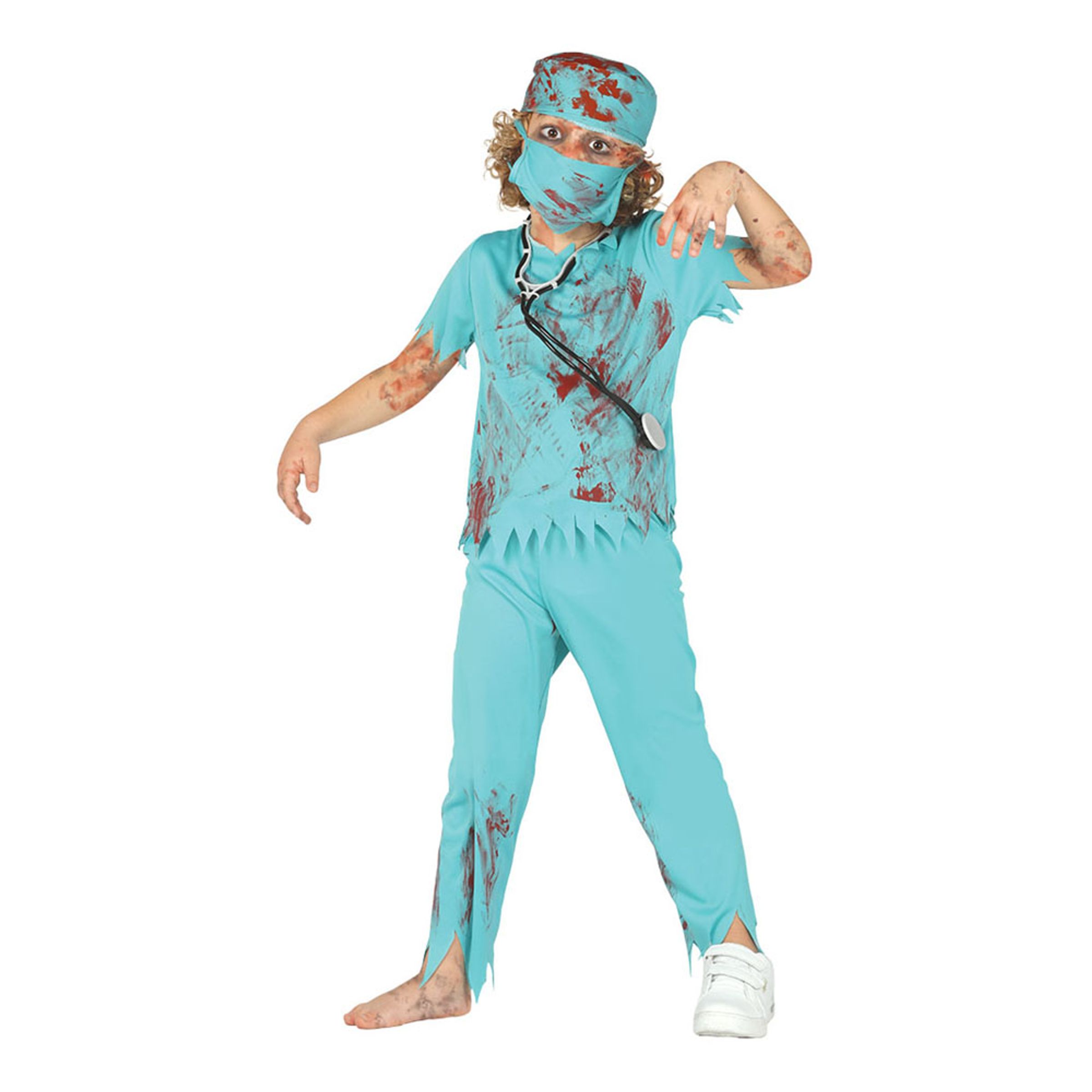 Läs mer om Zombiekirurg Barn Maskeraddräkt - Medium