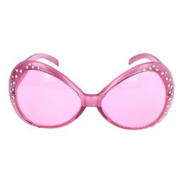 Diaesitys - 50-luvun vaaleanpunaiset strassikoristeiset silmälasit