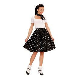 Bildspel - 50-tals Kjol Svart Maskeraddräkt